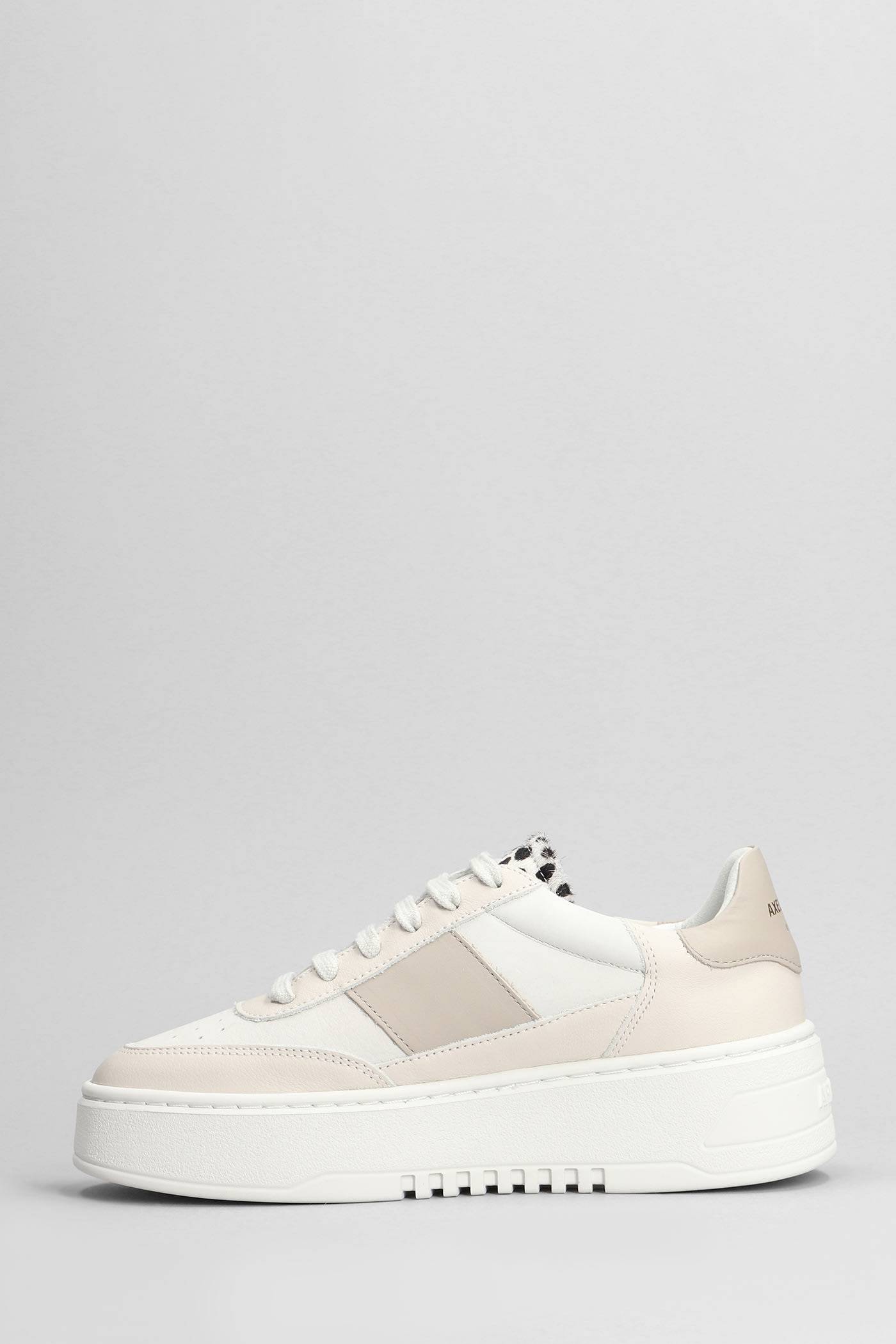 Shop Axel Arigato Orbit Vintage Sneakers In Beige Leather