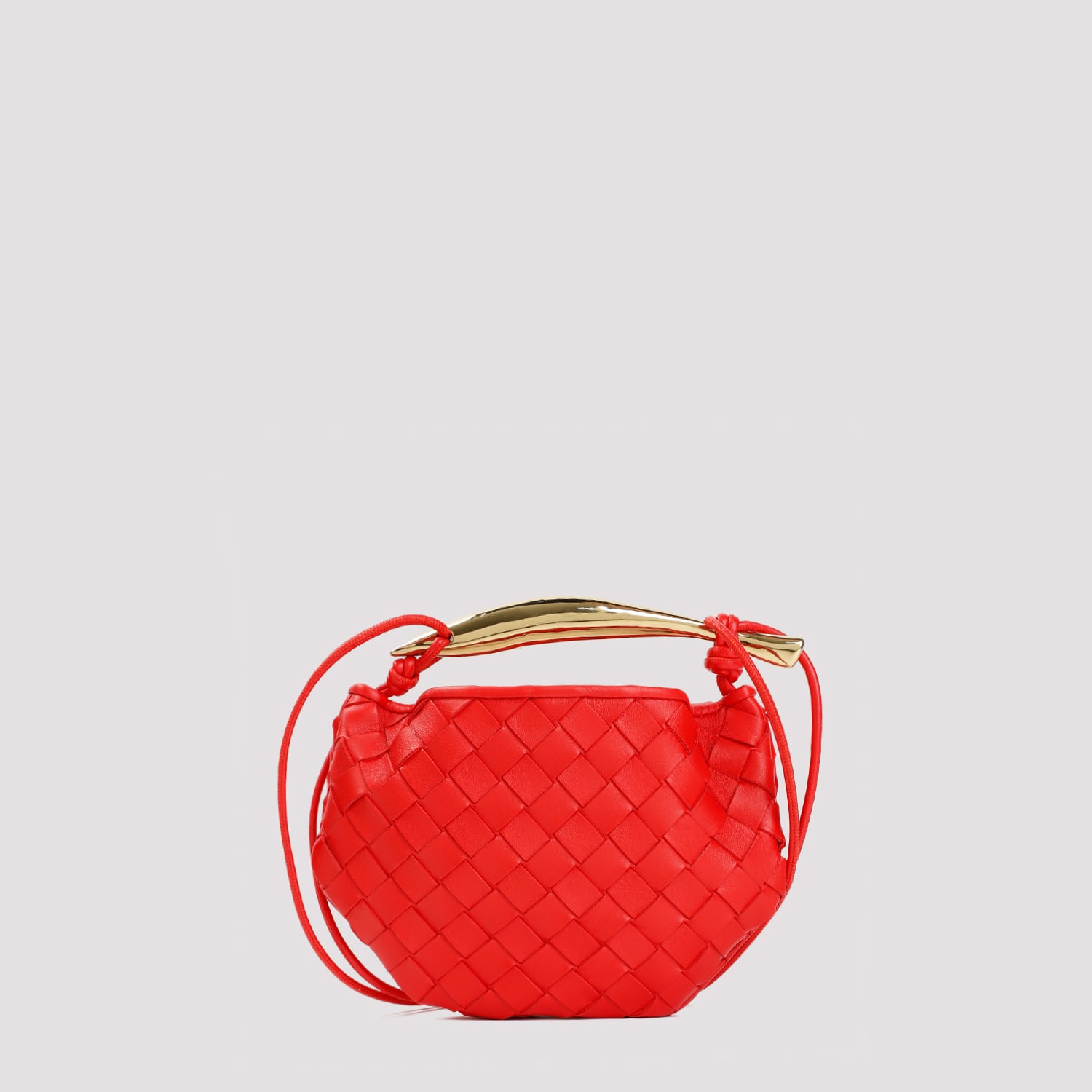 Shop Bottega Veneta Sardine Mini Handbag In Vernis Muse