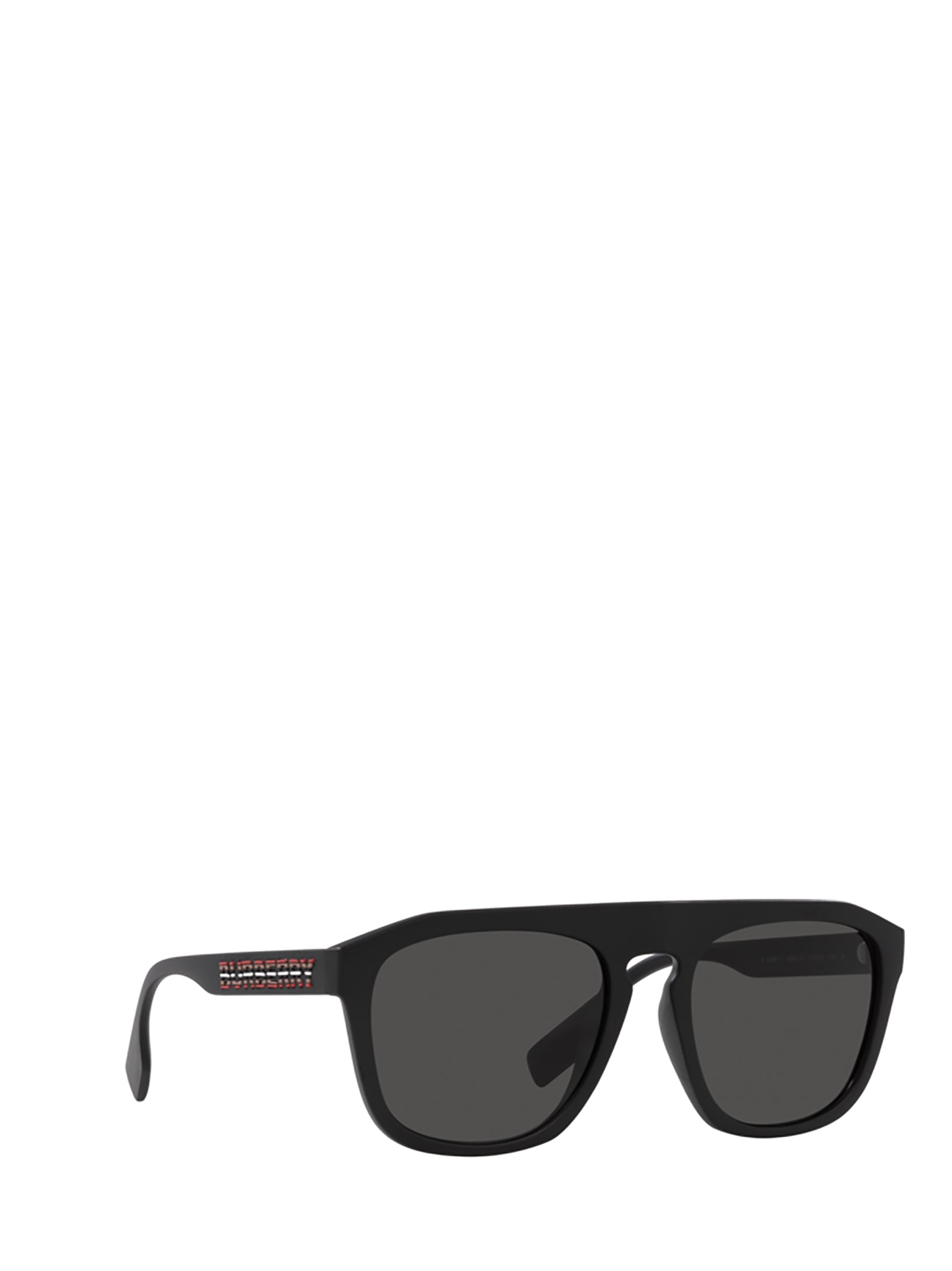 Shop Burberry Eyewear Be4396u Matte Black Sunglasses