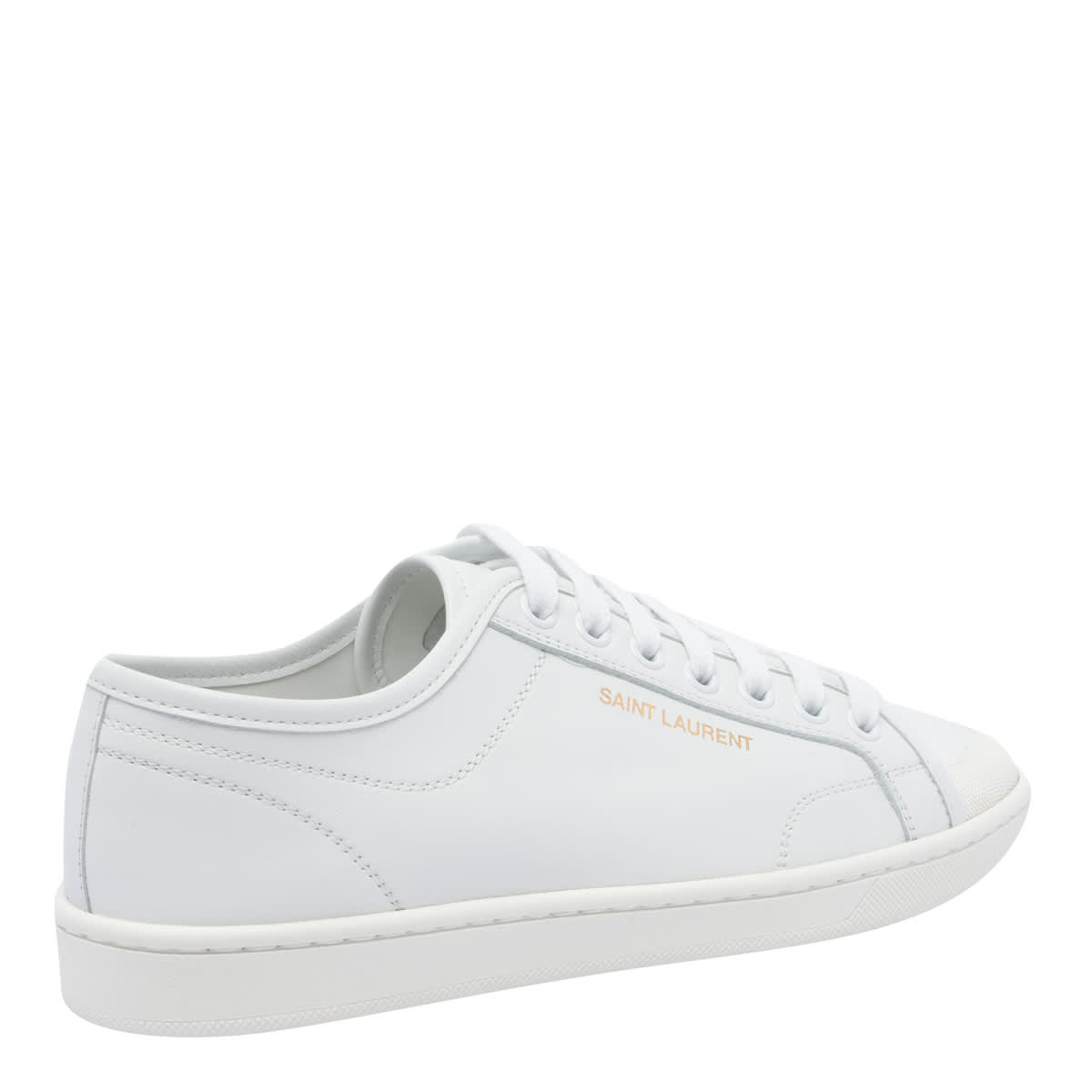 Saint Laurent Gym Sneakers In White