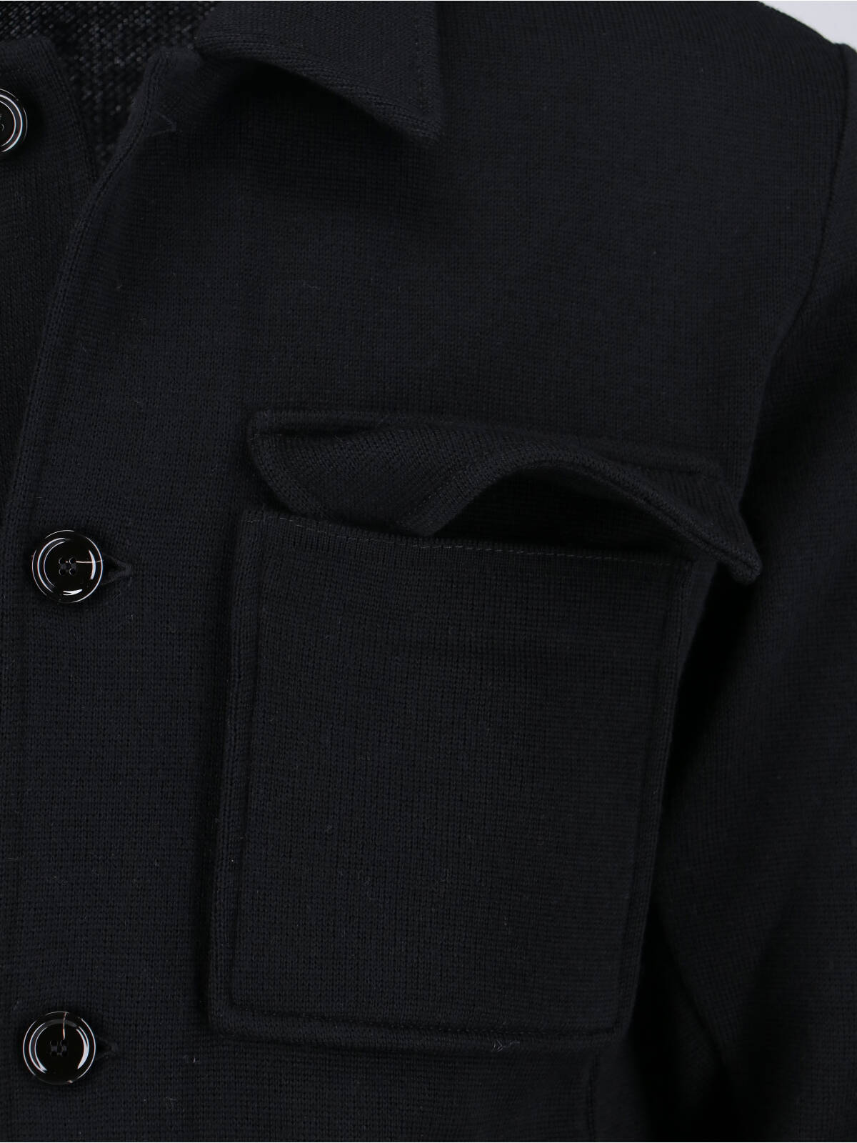 Lardini Relaxed Fit Jacket Front Pockets In Black