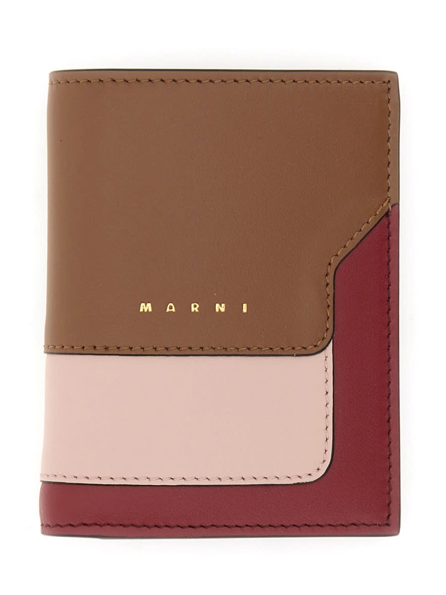Shop Marni Bifold Wallet In Multicolour
