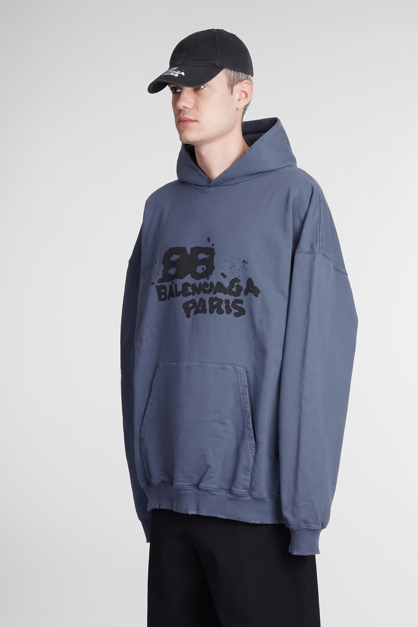 Light blue balenciaga discount sweatshirt