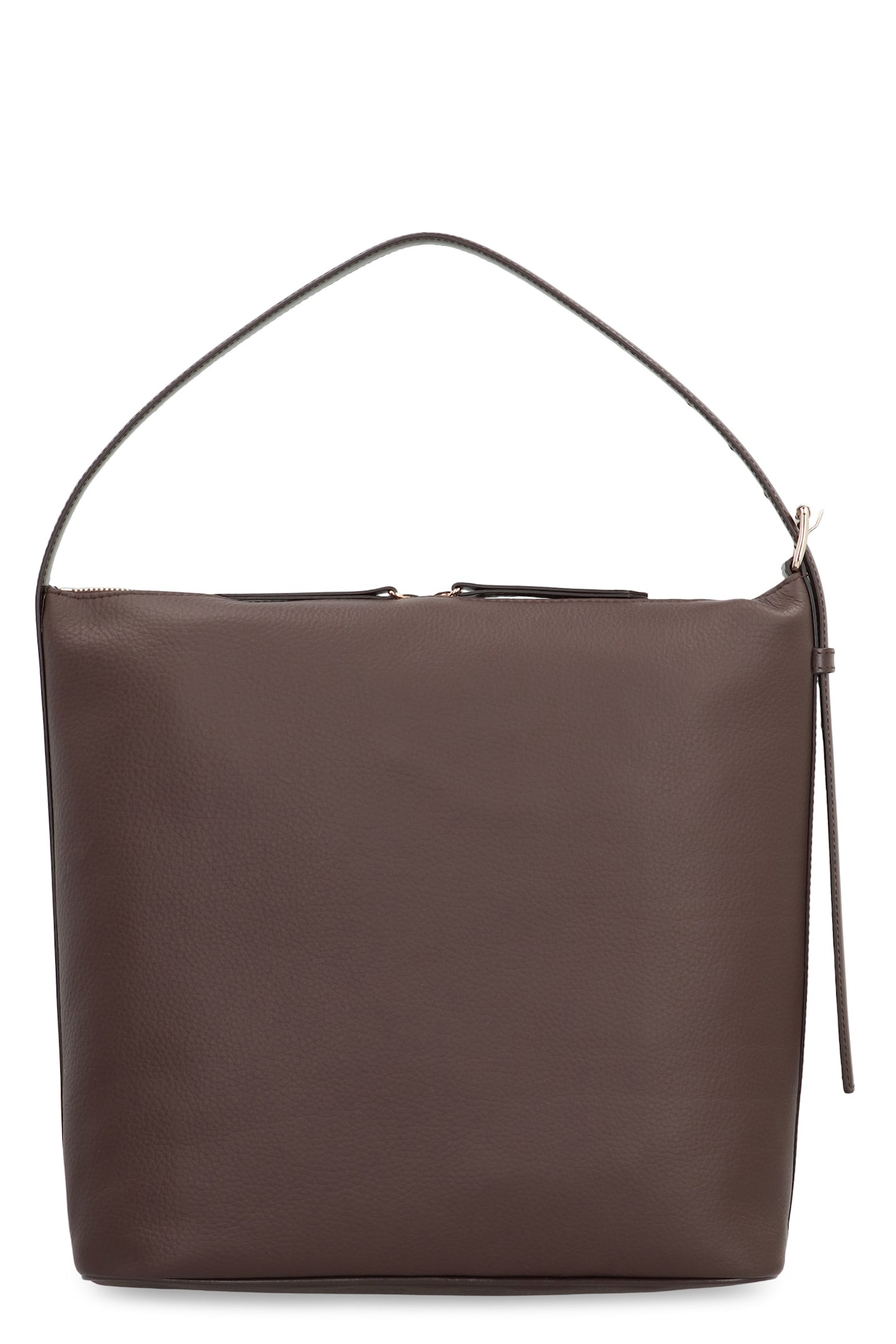 Apc Vera Leather Shoulder Bag In Brown