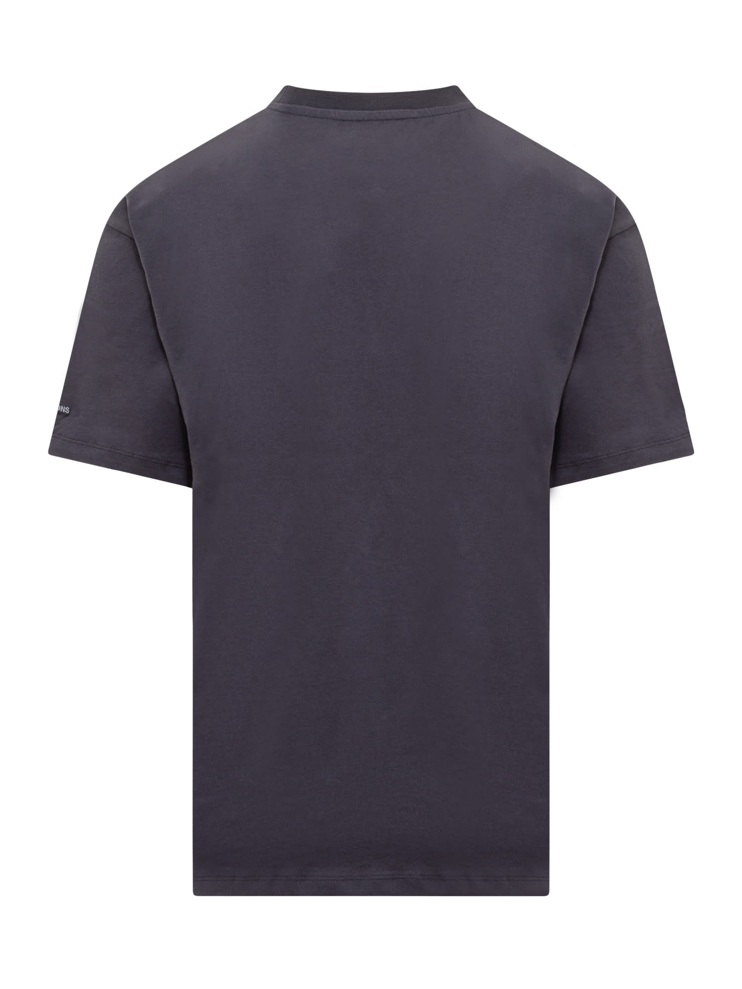 Shop Fred Perry X Raf Simons T-shirt With Print In Navy Blue