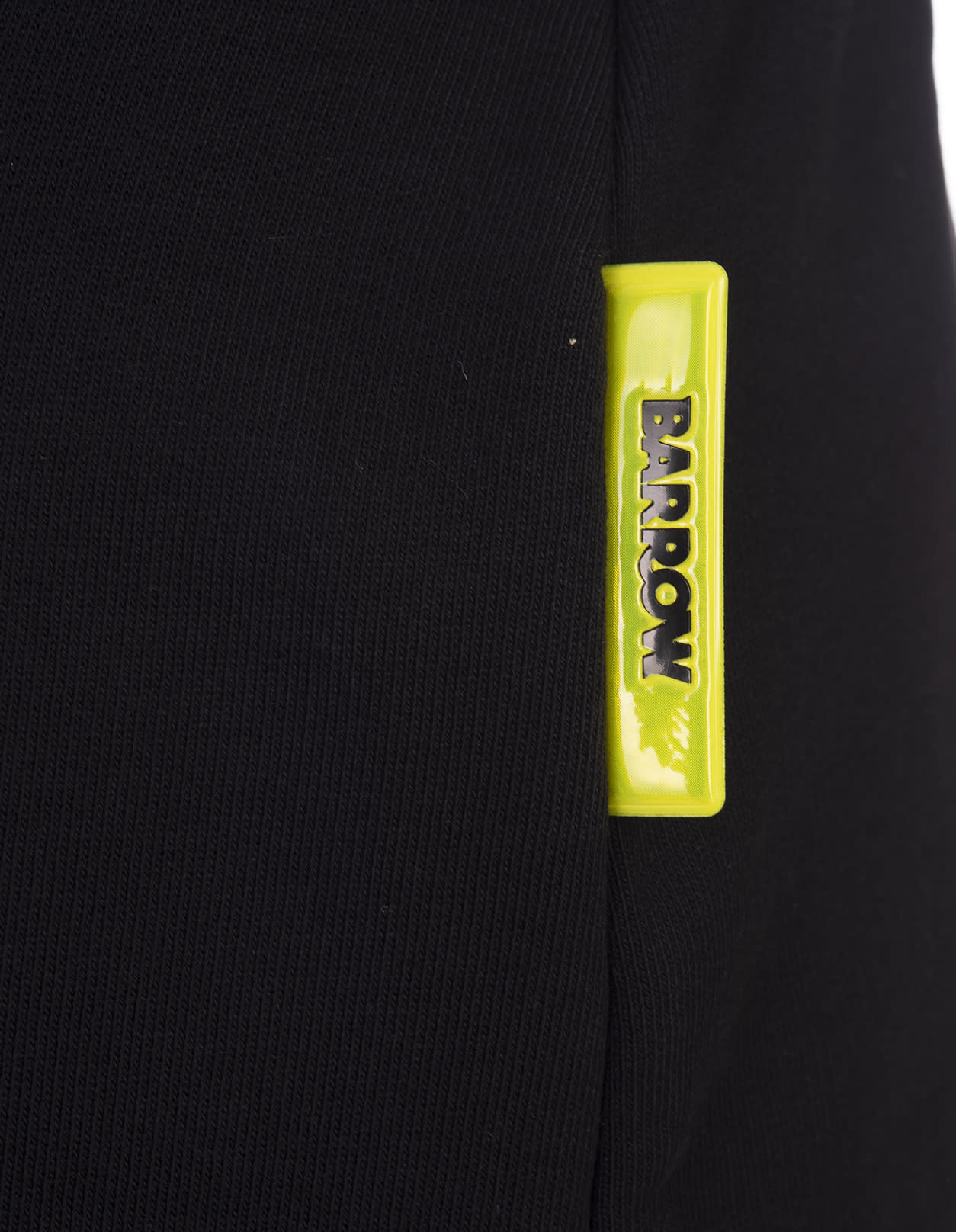 Barrow Black Mini Skirt With Drawstring In Black