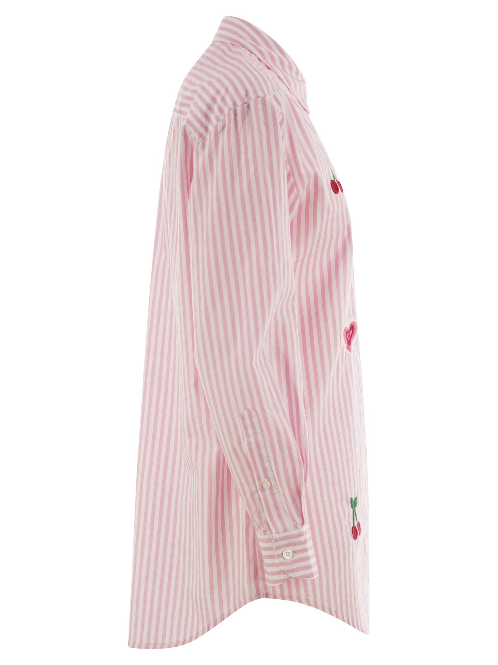 Mc2 Saint Barth Brigitte Shirt In Pink