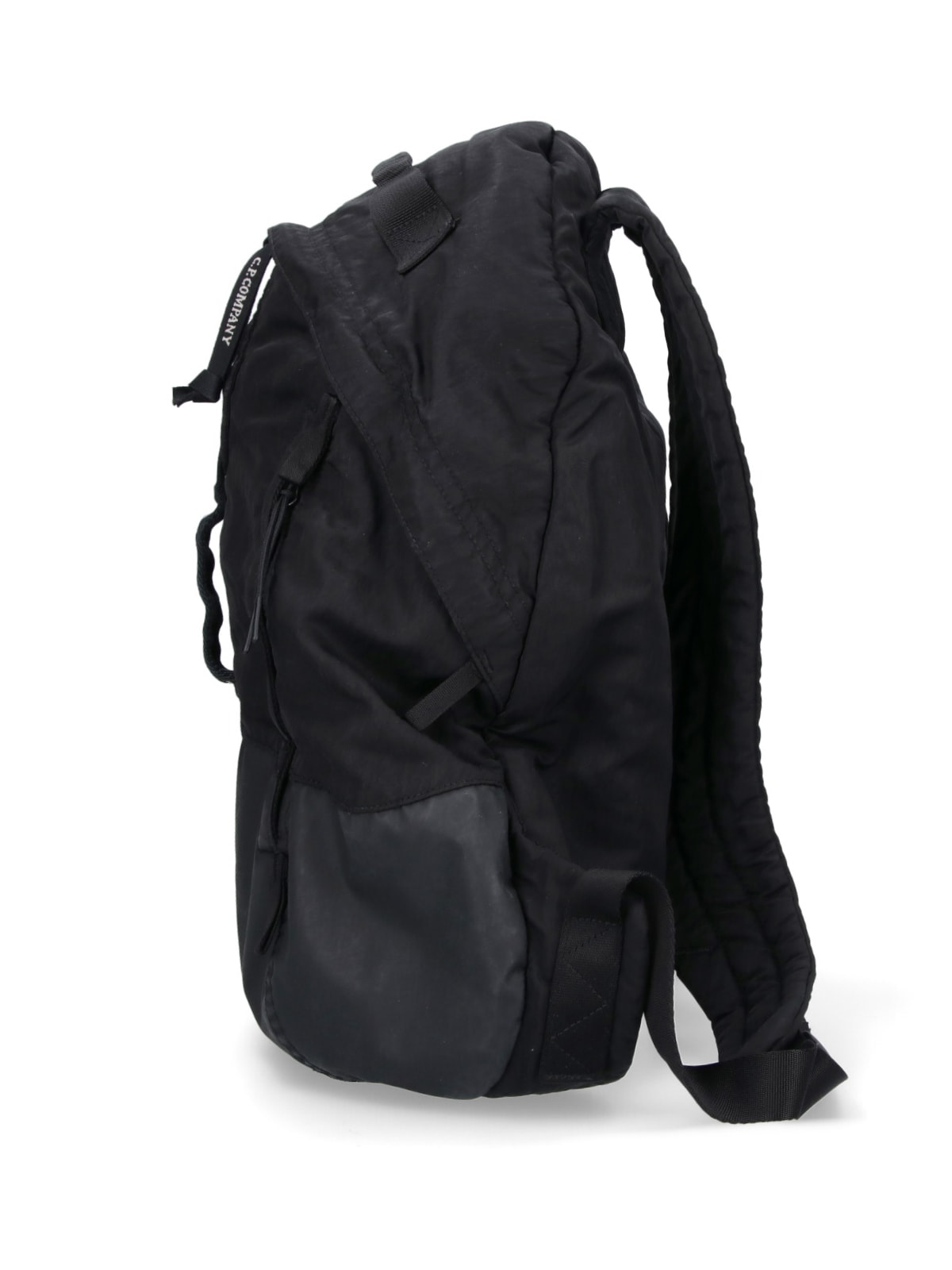C.p. Company B-rounded Backpack In Black