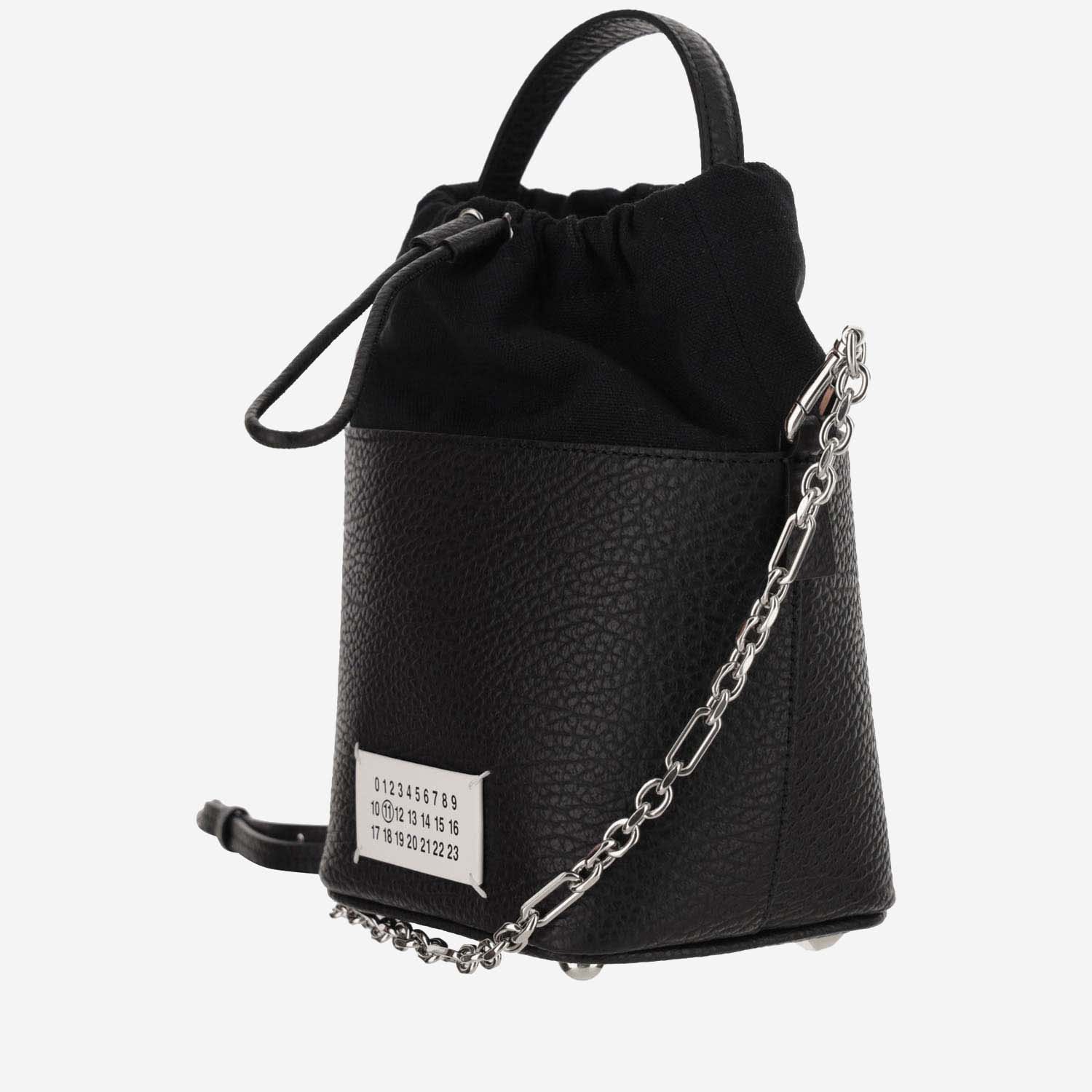 Shop Maison Margiela 5ac Bucket Small Bag In Black