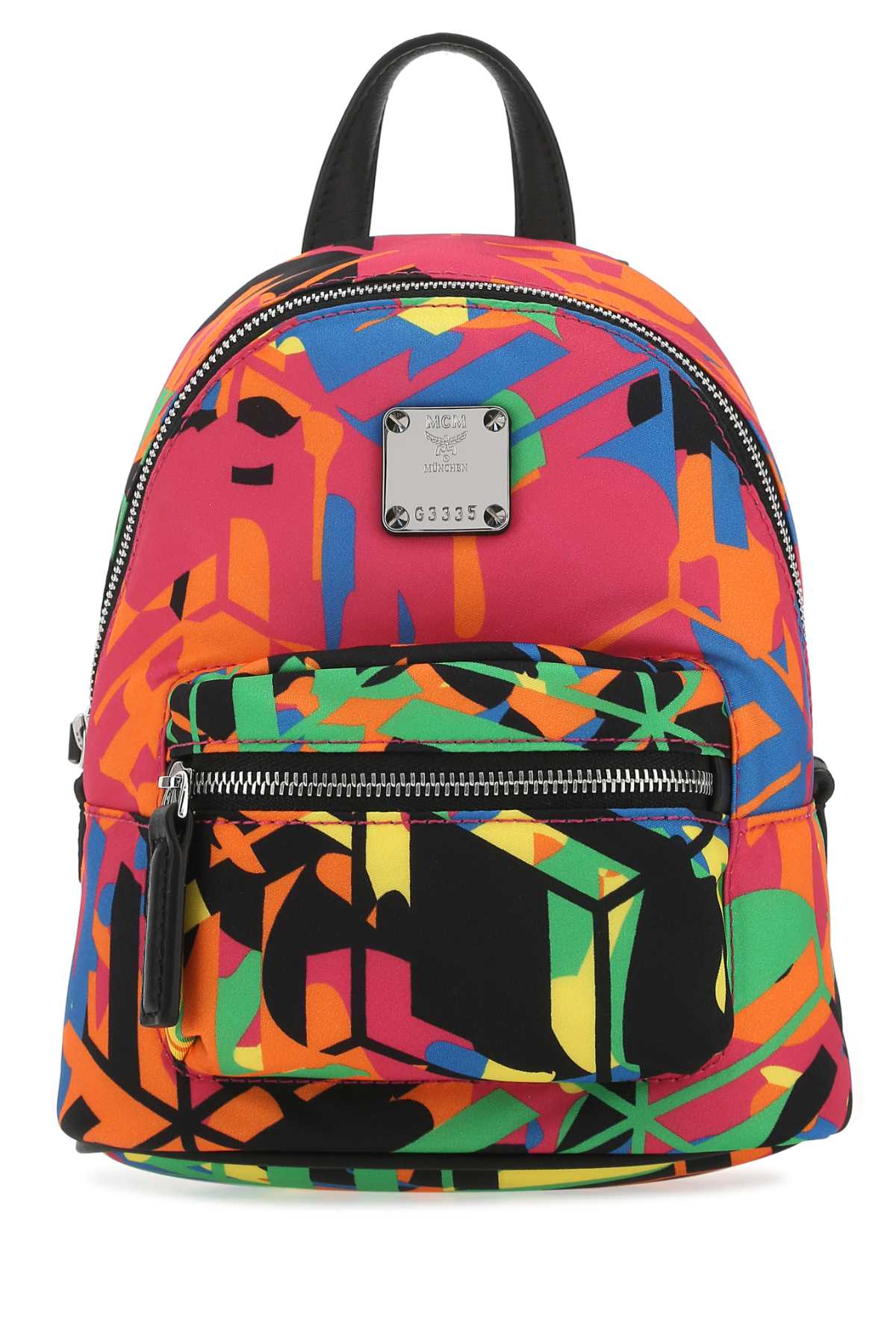 MCM Printed Nylon Backpack