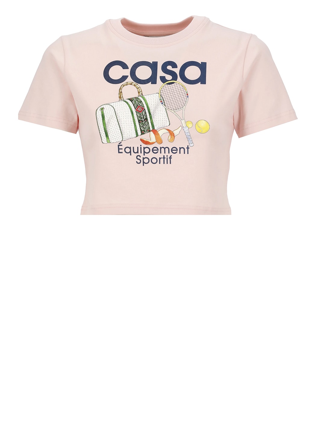 Casablanca Equipement Sportif Printed Baby T-shirt In Pink