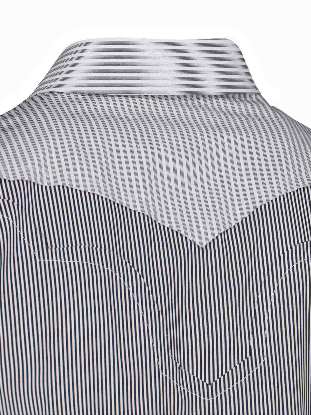 Shop Maison Margiela Striped Shirt With Loaf