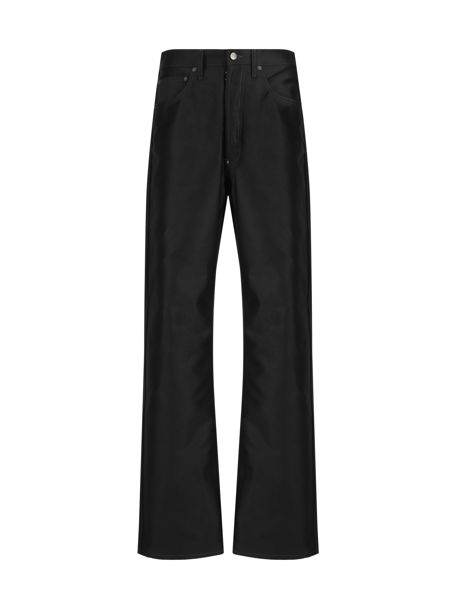 Shop Maison Margiela Pants In Black