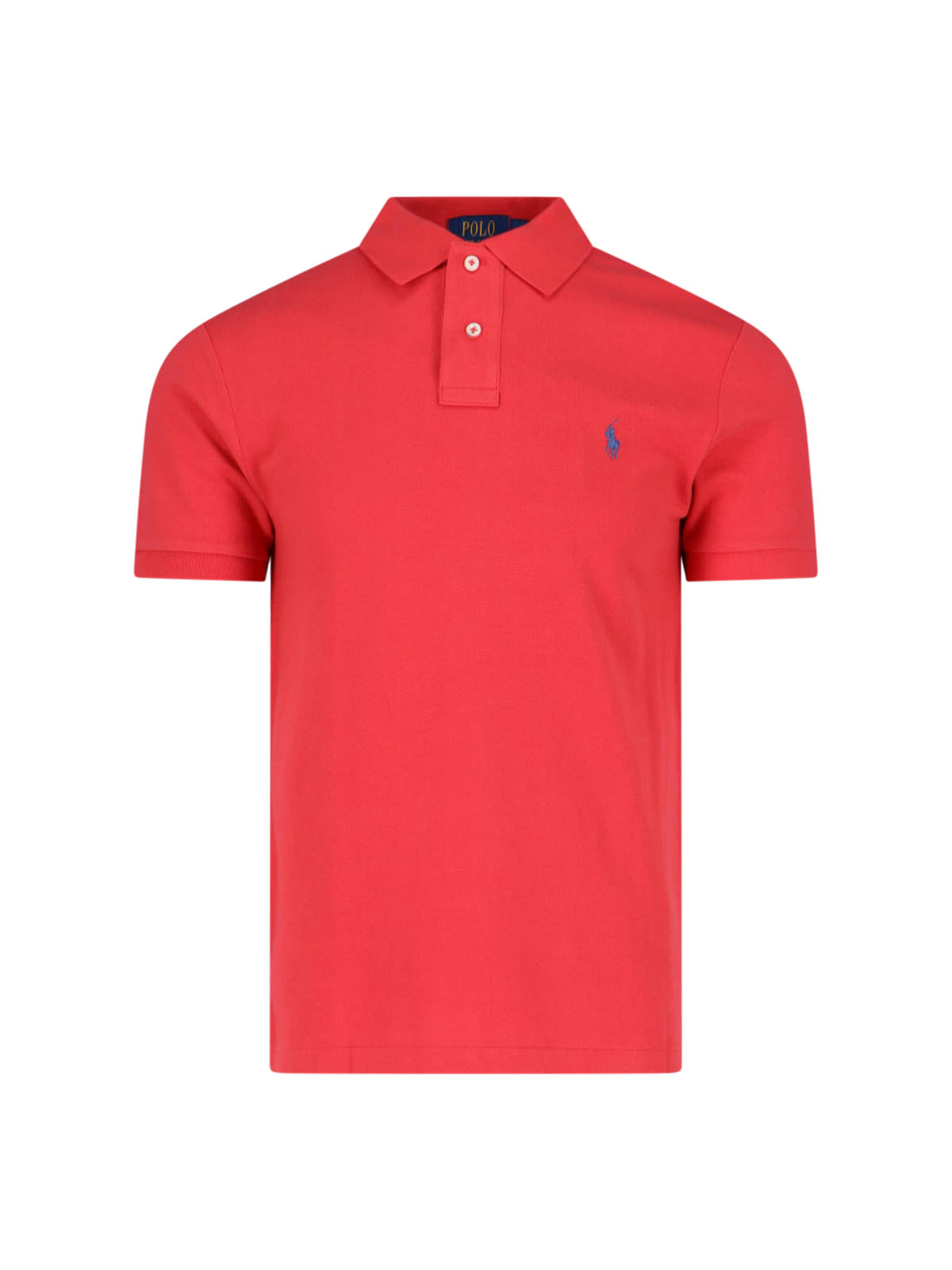 Ralph Lauren Logo Polo Shirt In Red