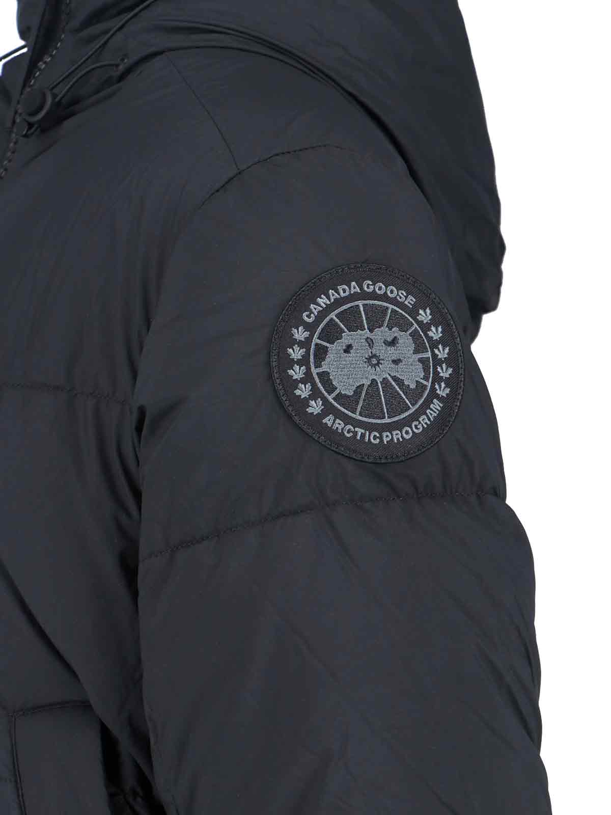 Canada Goose Crofton Down Jacket In Black