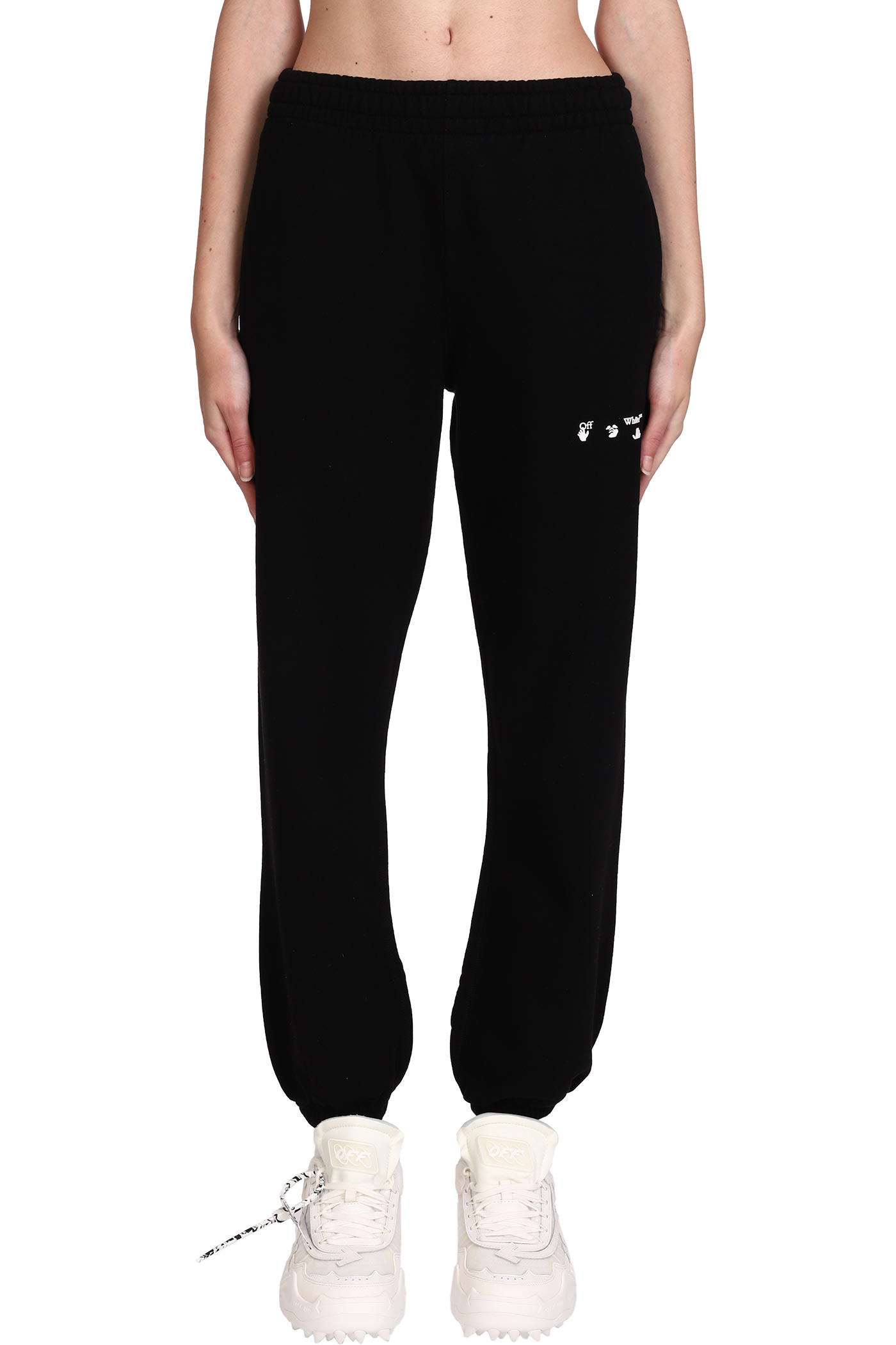 Off-White Pants In Black Cotton