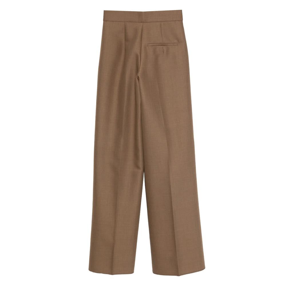 The Seafarer Pleated Pants In Brown
