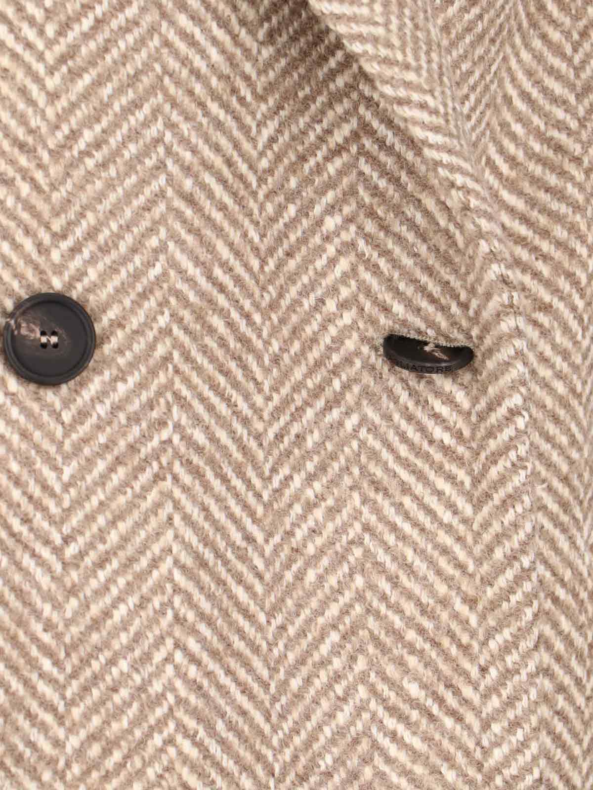 Tagliatore Versatile Jacket With Flap Pockets And Vents In Neutral