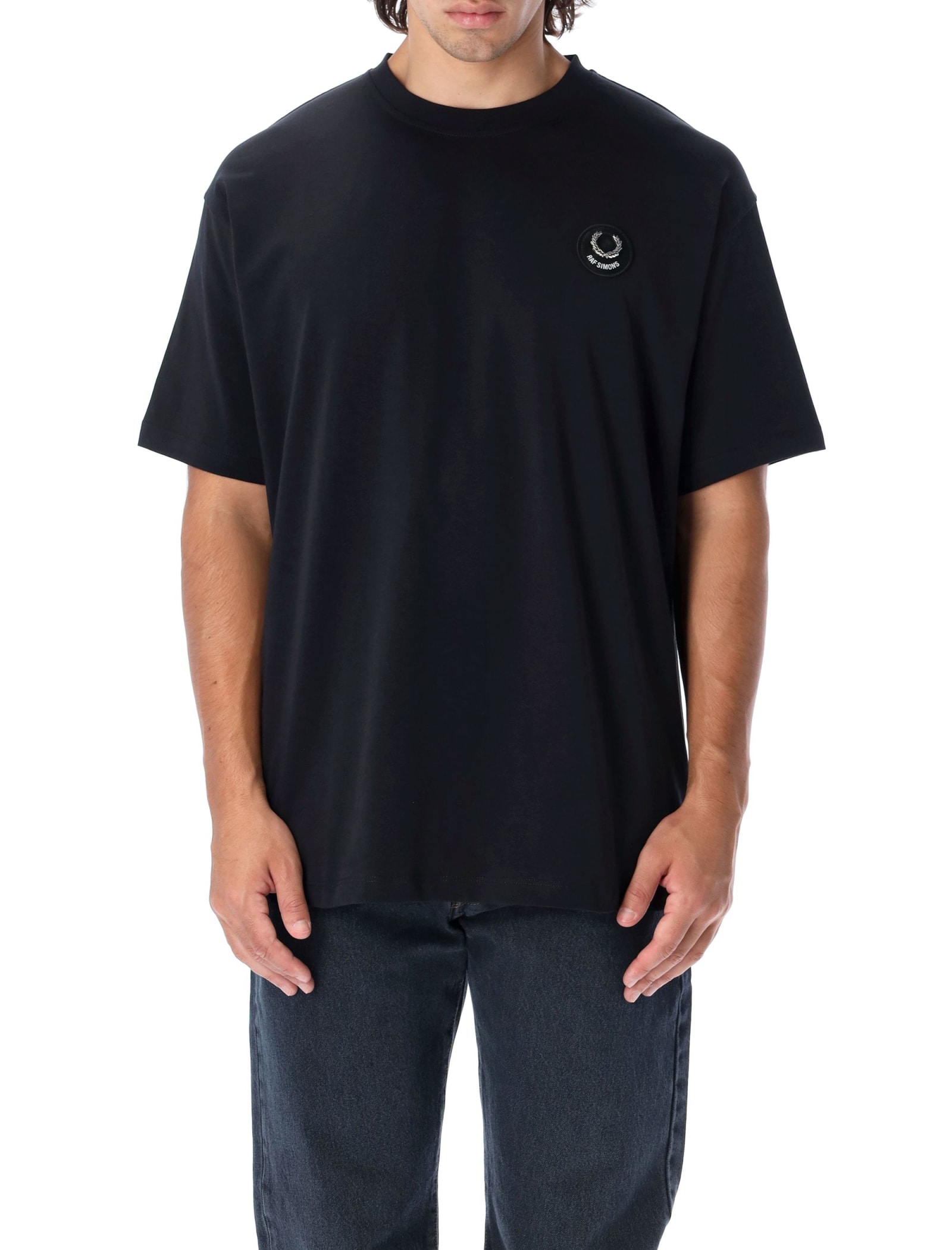 Fred Perry by Raf Simons Oversized Printed T-shirt