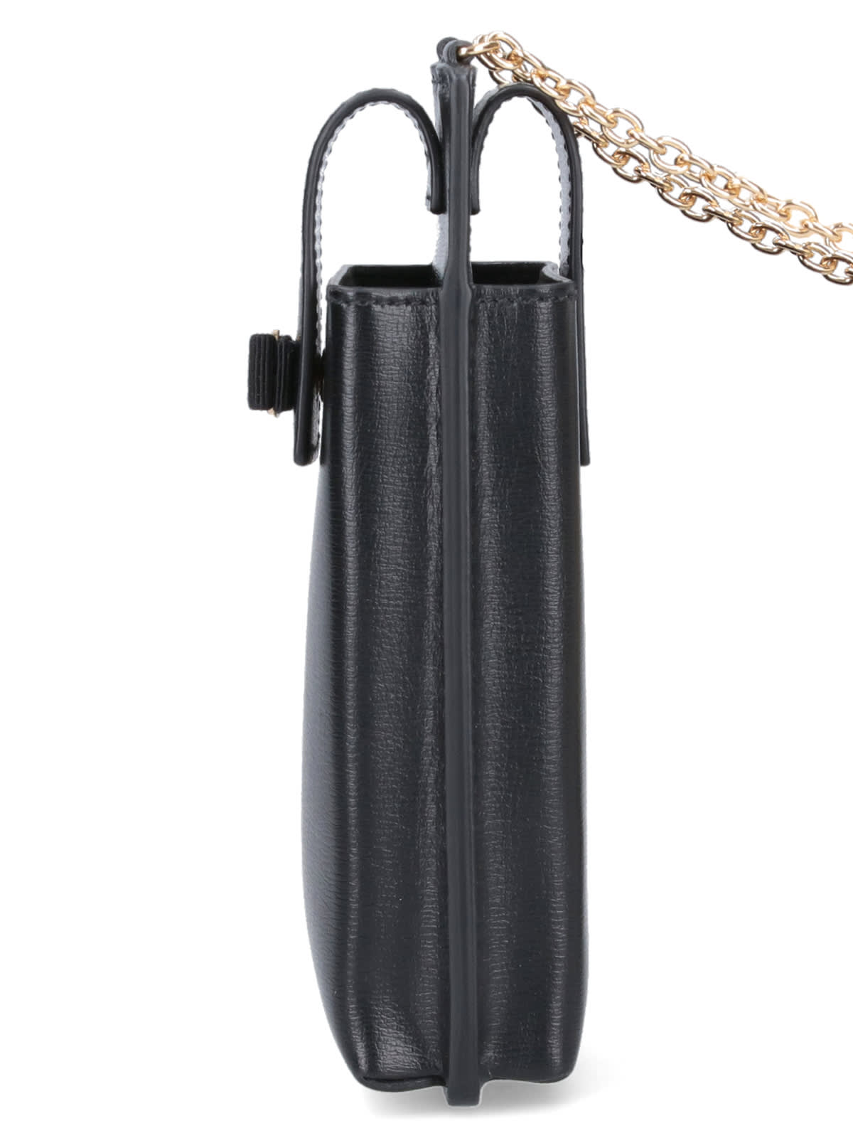 Ferragamo Vara Bow Smartphone Holder In Black