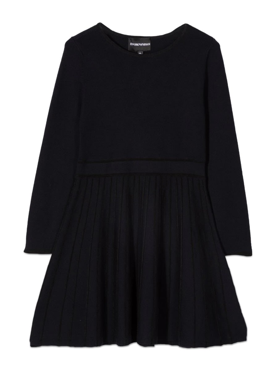 Shop Emporio Armani Dress In Blue