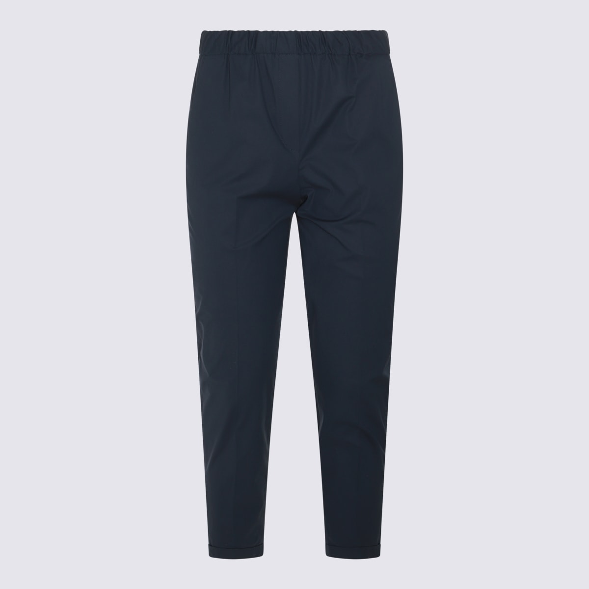 Shop Antonelli Navy Blue Cotton Pants