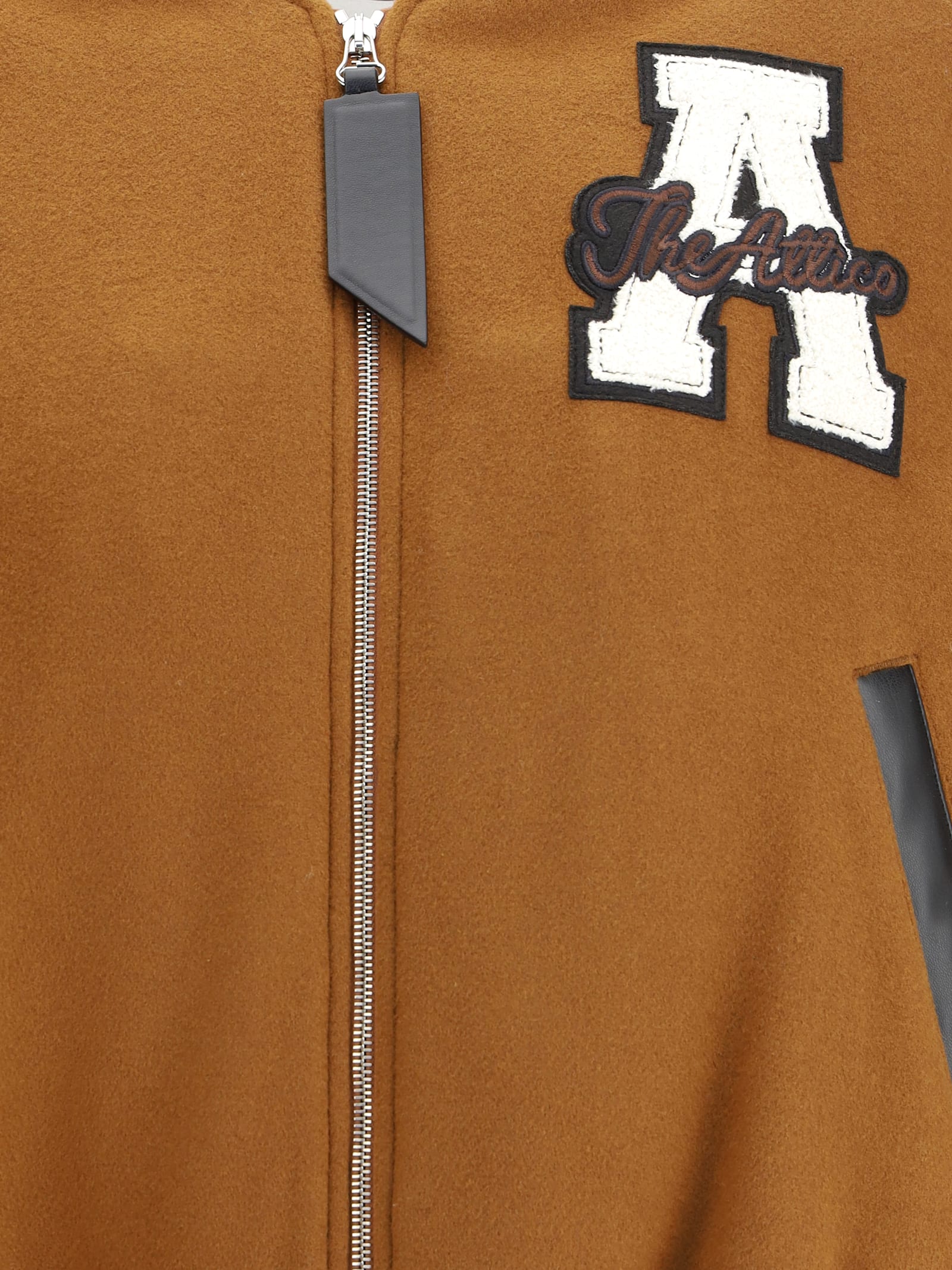 Attico Bomber Jacket Jackets Multicolor In Brown