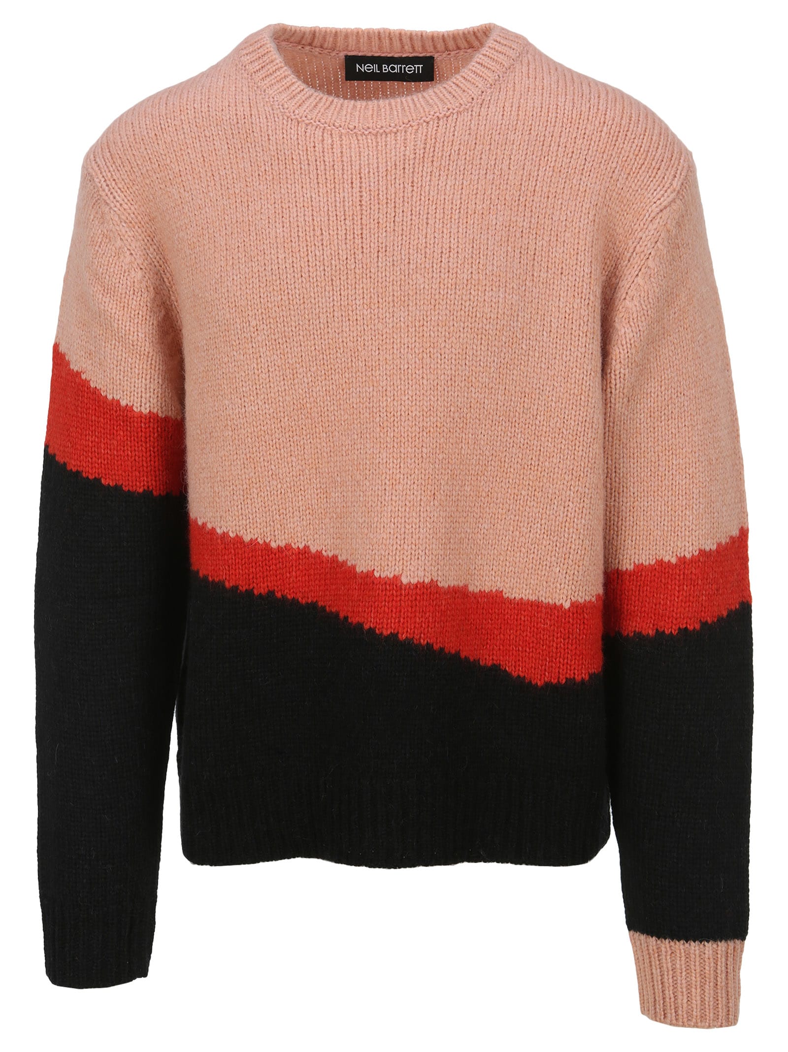 NEIL BARRETT COLOUR BLOCK SWEATER,11114608