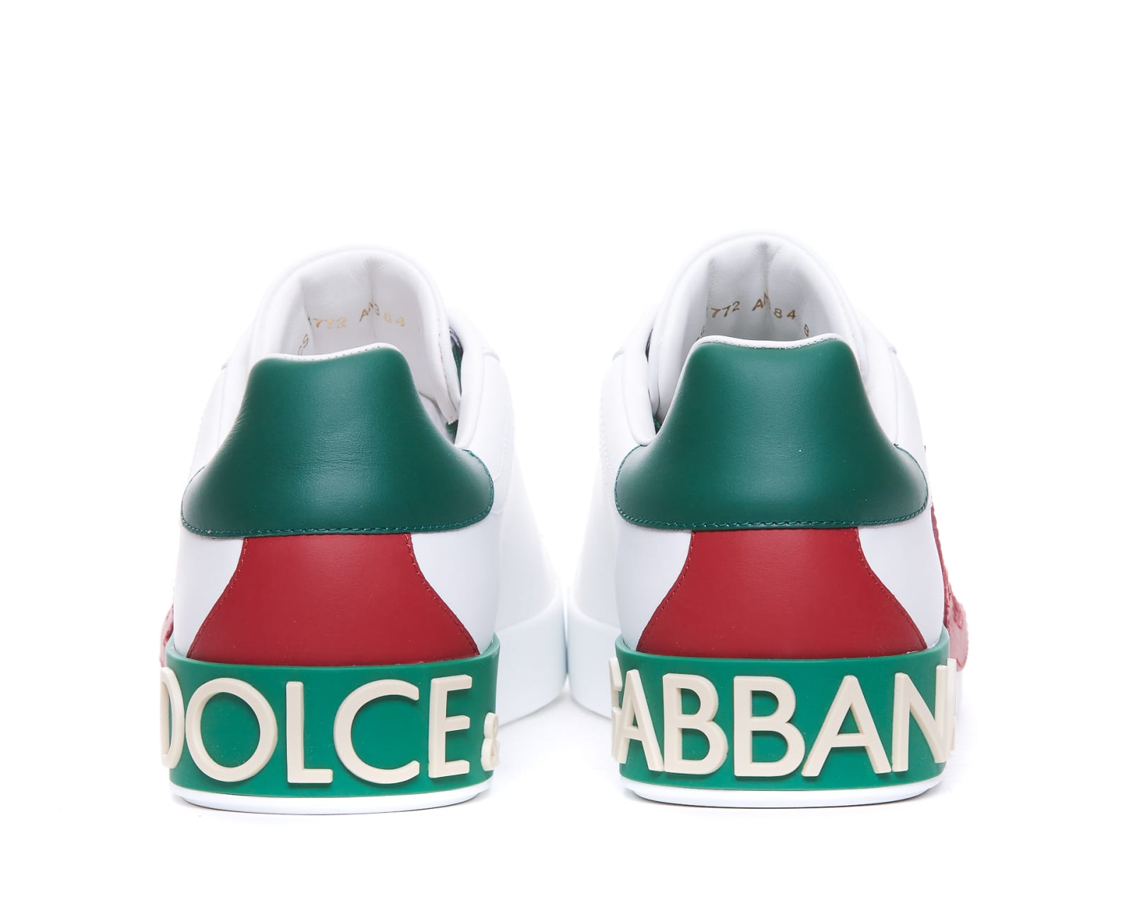 dolce & gabbana side logo tape portofino sneakers