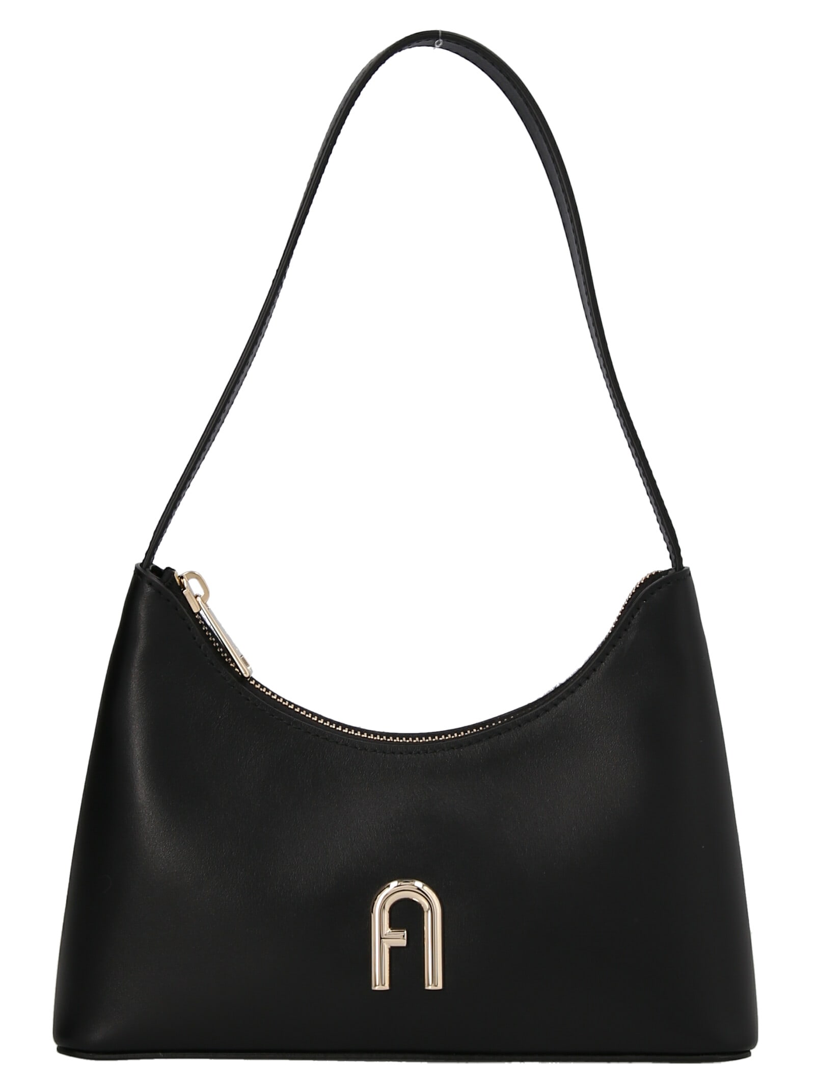 Furla Diamante Shoulder Bags Black In Black