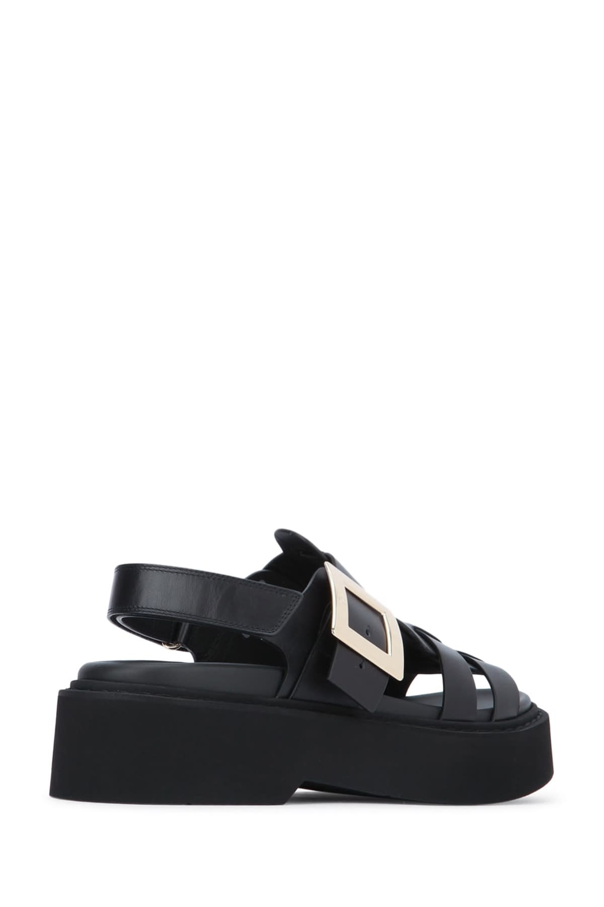 Roger Vivier High Strass Sandal Platform Chunky Sole
