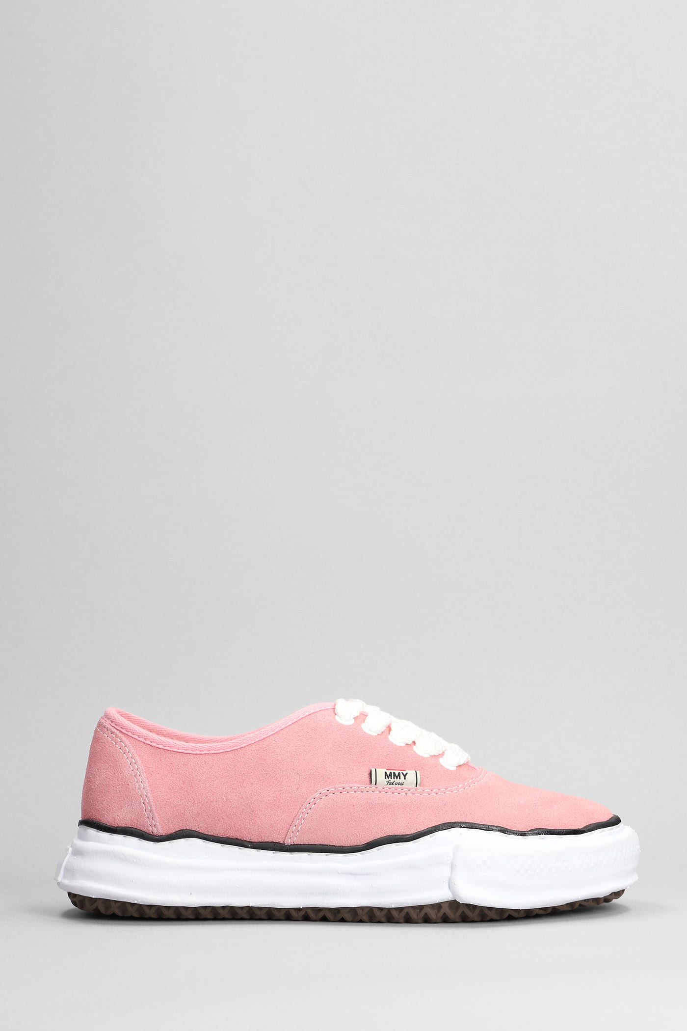 Baker Sneakers In Rose-pink Suede