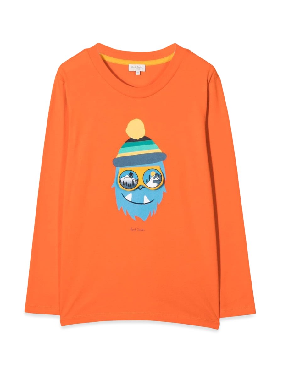 Paul Smith Kids' Tee Shirt In Orange