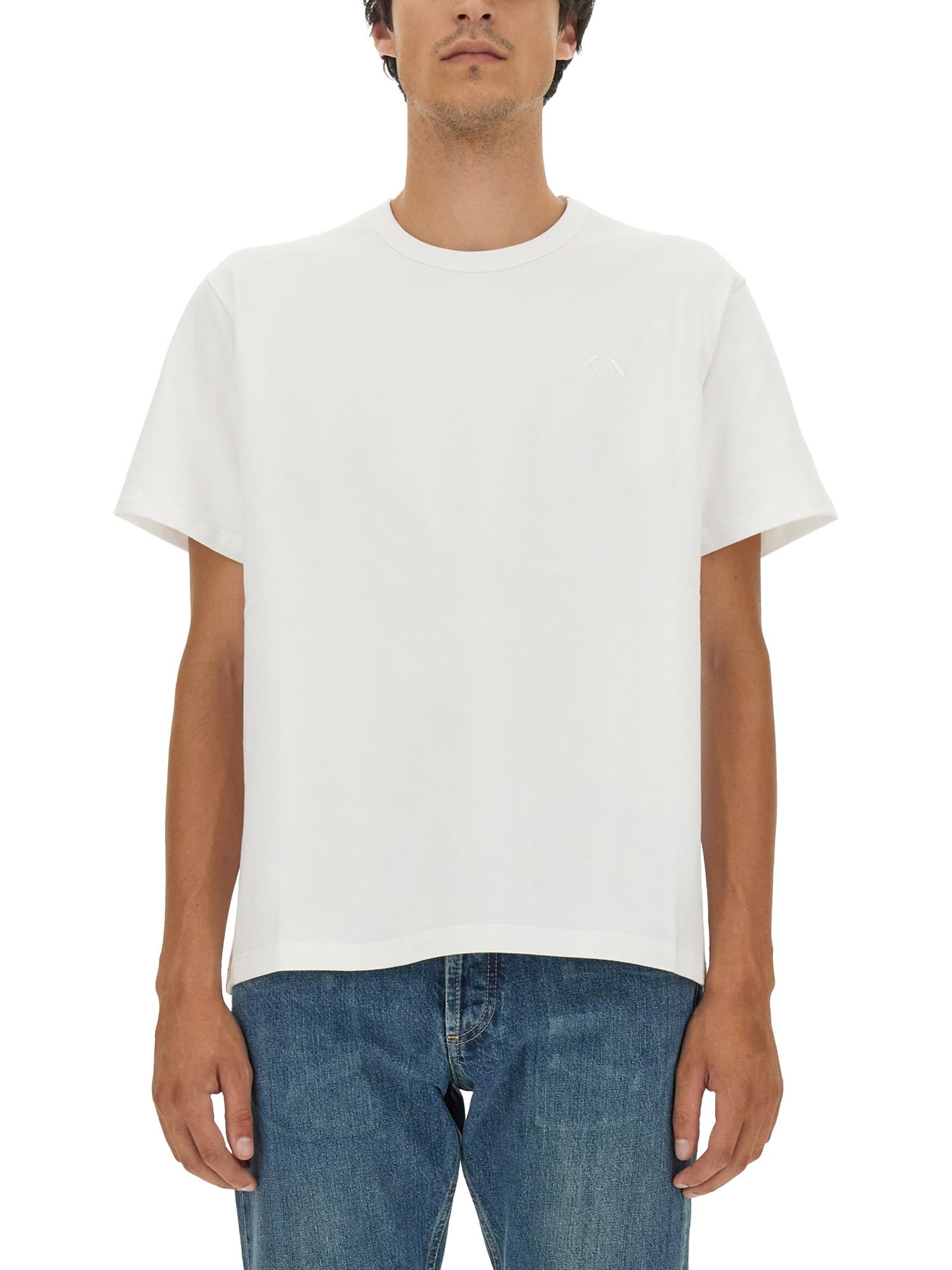 Alexander Mcqueen T-shirt In Bianco