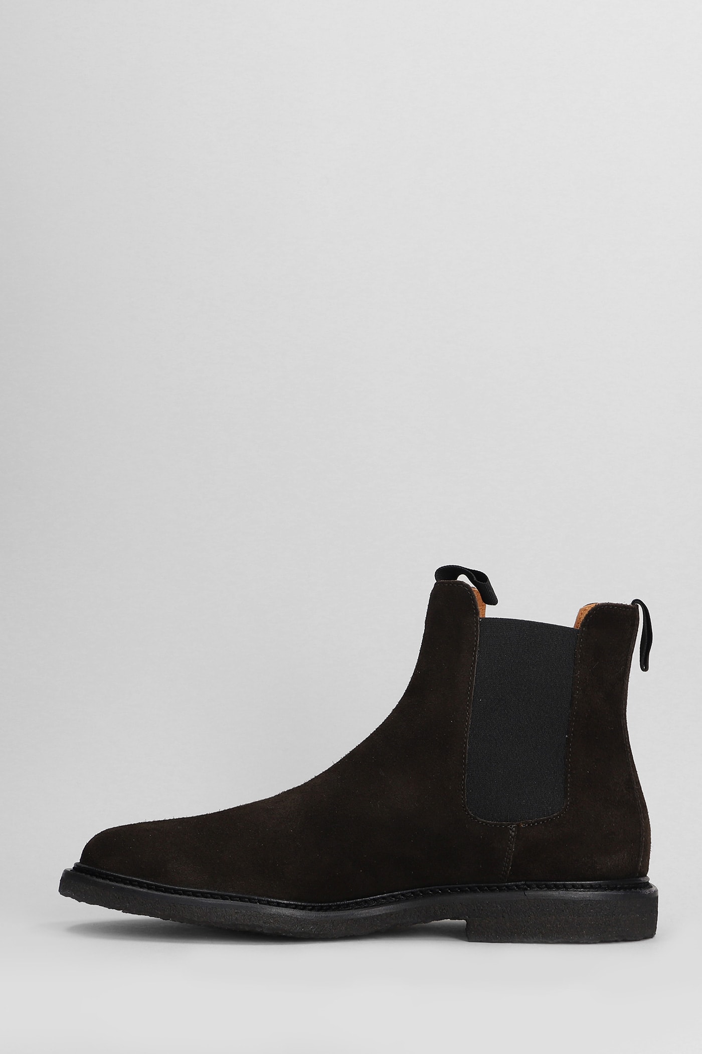 Common Projects Ankle Boots In Brown Suede In Brown