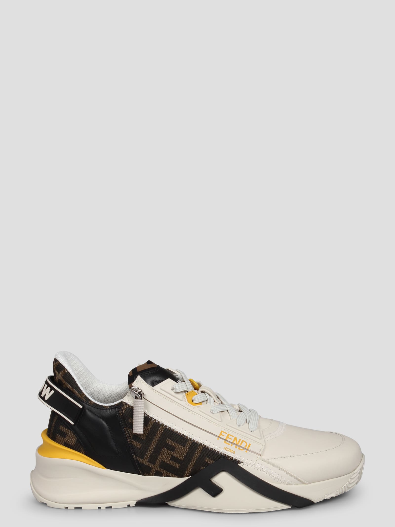 Fendi Flow Trainers In White