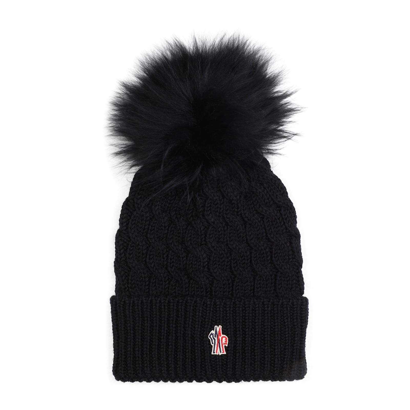 Shop Moncler Virgin Wool Hat In Black