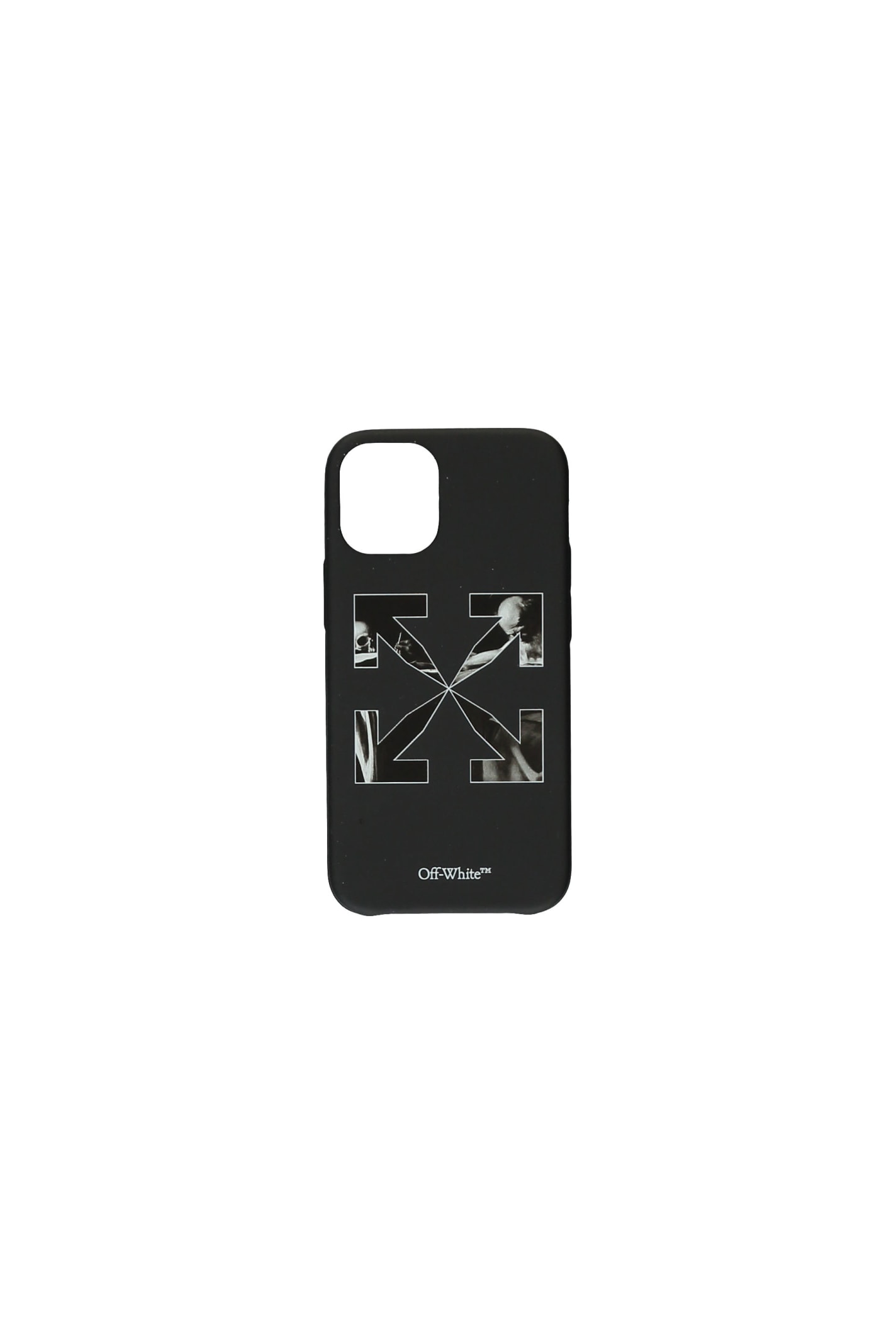 Off-white Printed Iphone 12 Mini Case In Black