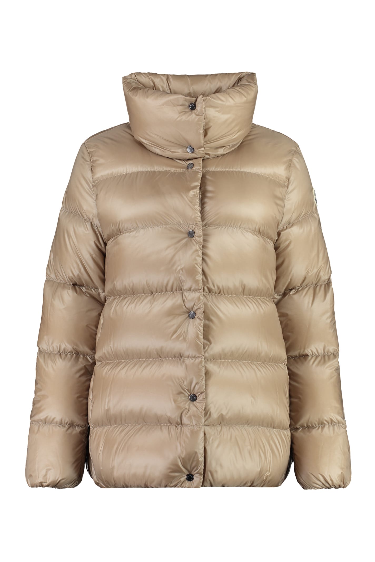 Moncler Cochevis Techno-nylon Down Jacket In Beige