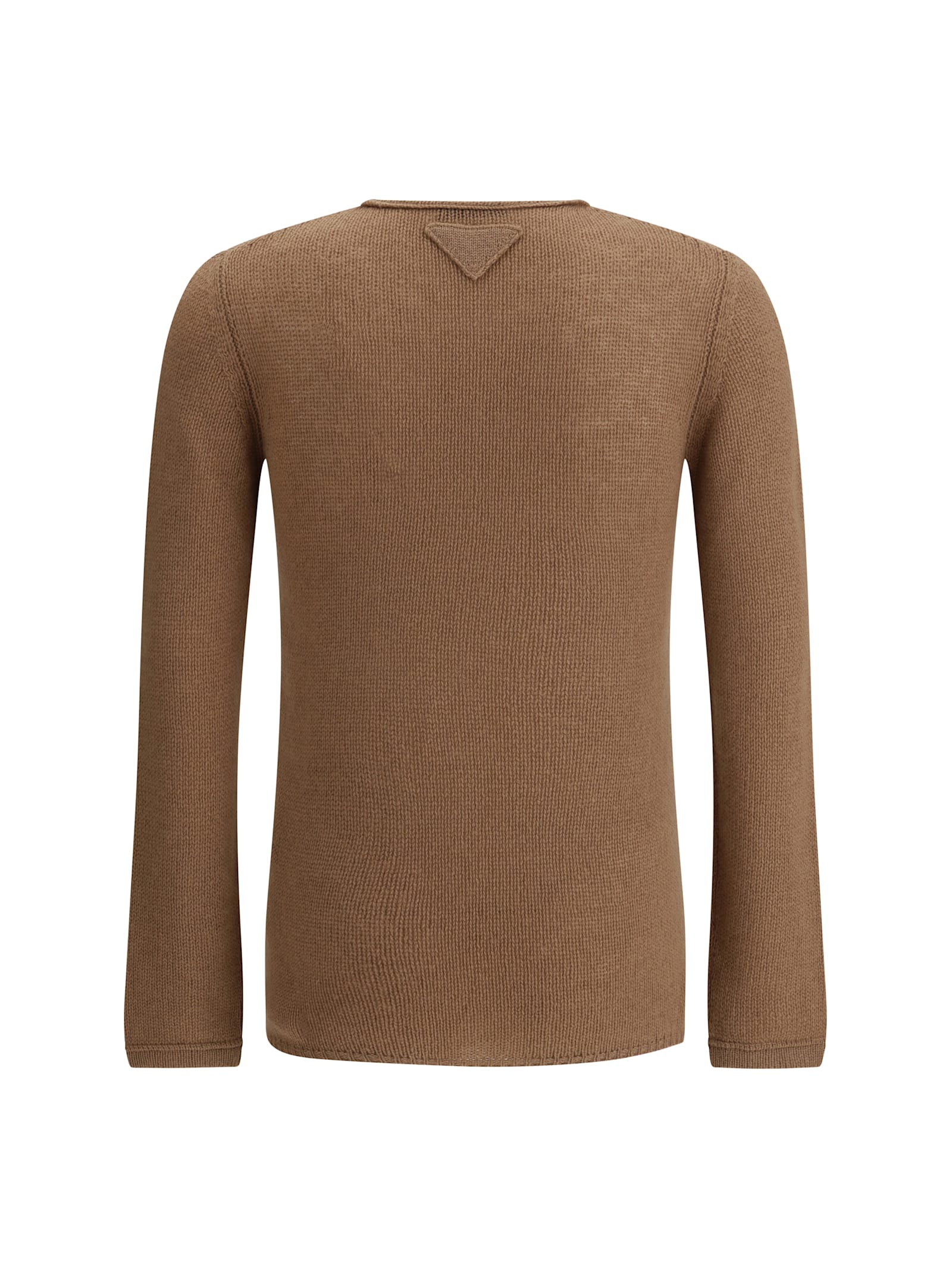 Prada Cashmere Sweater In Brown