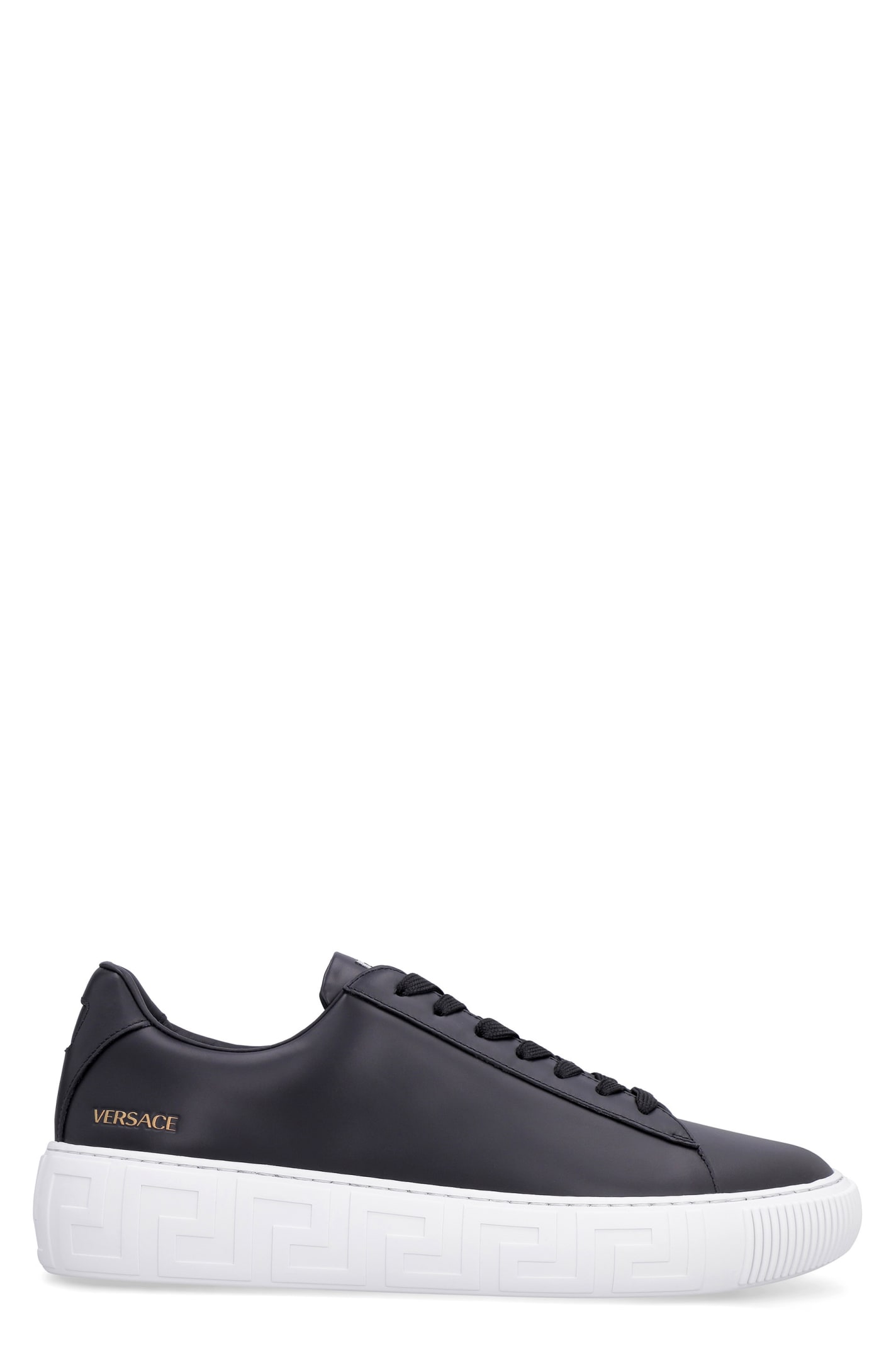 Versace Greca Leather Sneakers