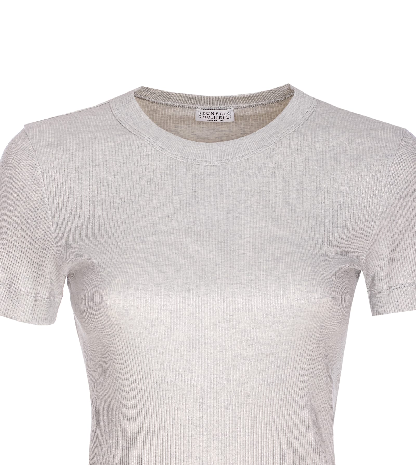 Brunello Cucinelli T-shirts And Polos In Silver
