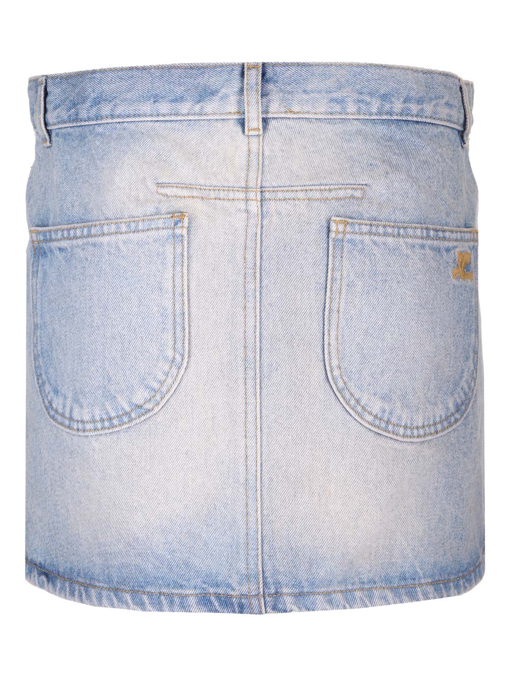 COURRÈGES DENIM MINI SKIRT 