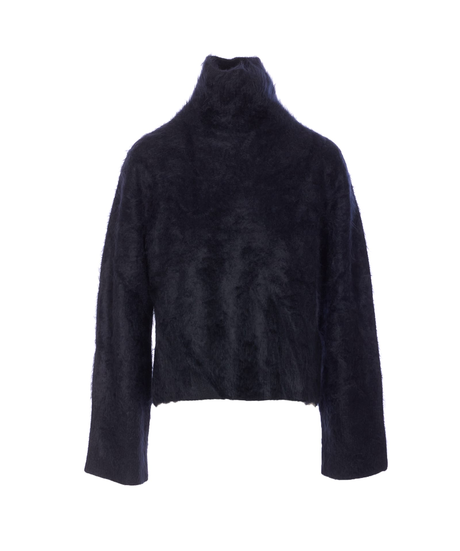 Lisa Yang Floren High-neck Sweater In Blue