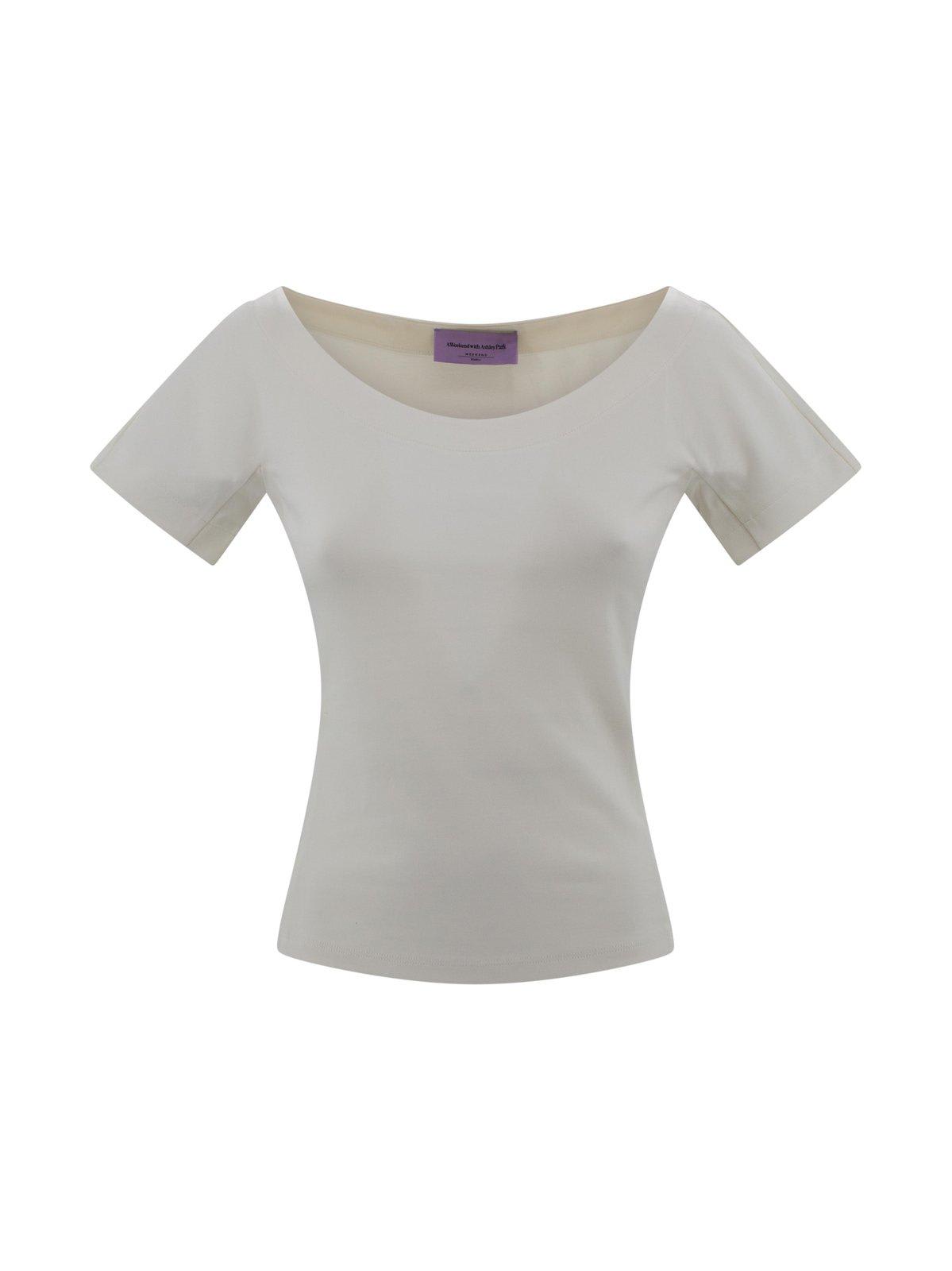 Weekend Max Mara Virtu Short-sleeved T-shirt In White