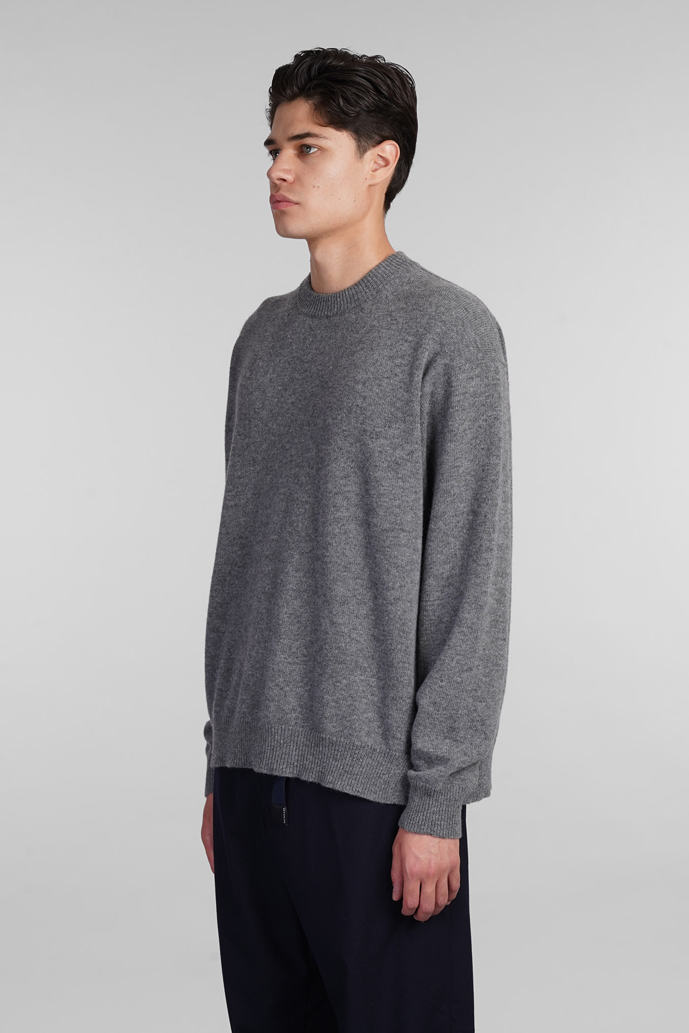 ROBERTO COLLINA KNITWEAR IN GREY WOOL 