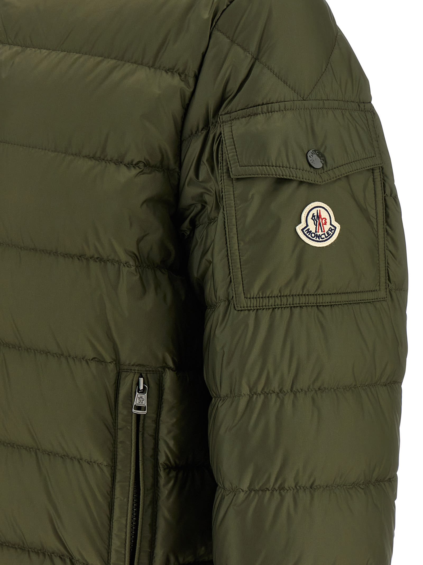Moncler Najan Down Jacket In Green