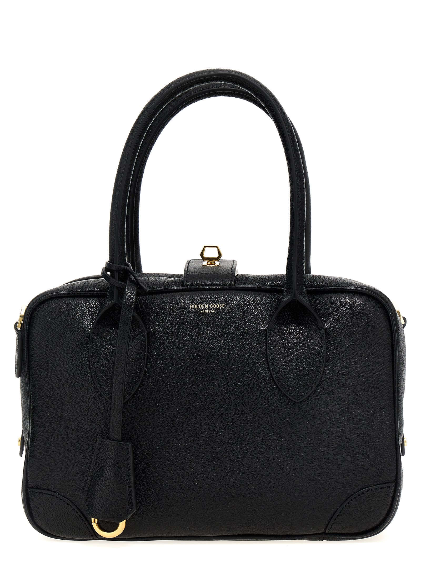 Shop Golden Goose Vita Handbag In Black