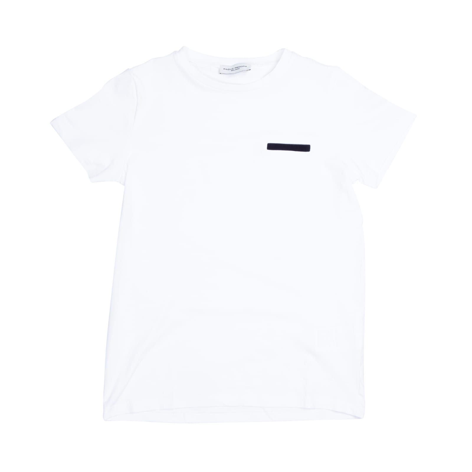Shop Paolo Pecora T-shirt In Bianco/blu