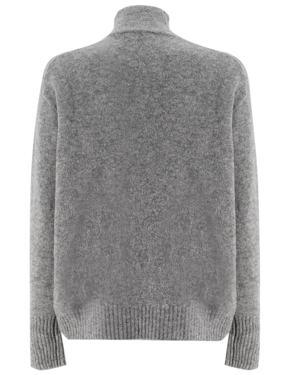 Shop Le Tricot Perugia Jumper In Mid Grey Melange